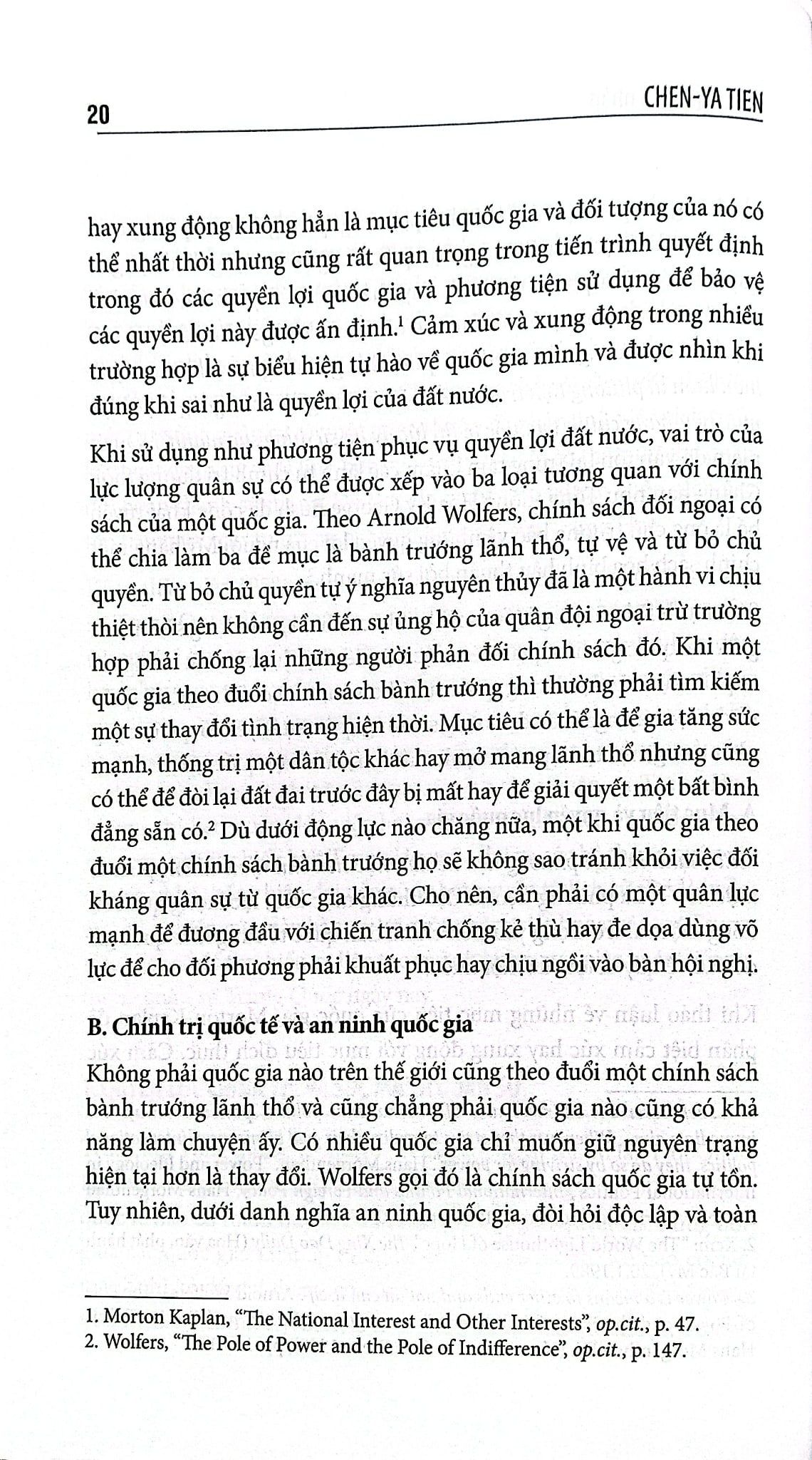 Lý Thuyết Quân Sự Trung Hoa Xưa Và Nay - Chen-Ya Tien