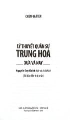 Lý Thuyết Quân Sự Trung Hoa Xưa Và Nay - Chen-Ya Tien