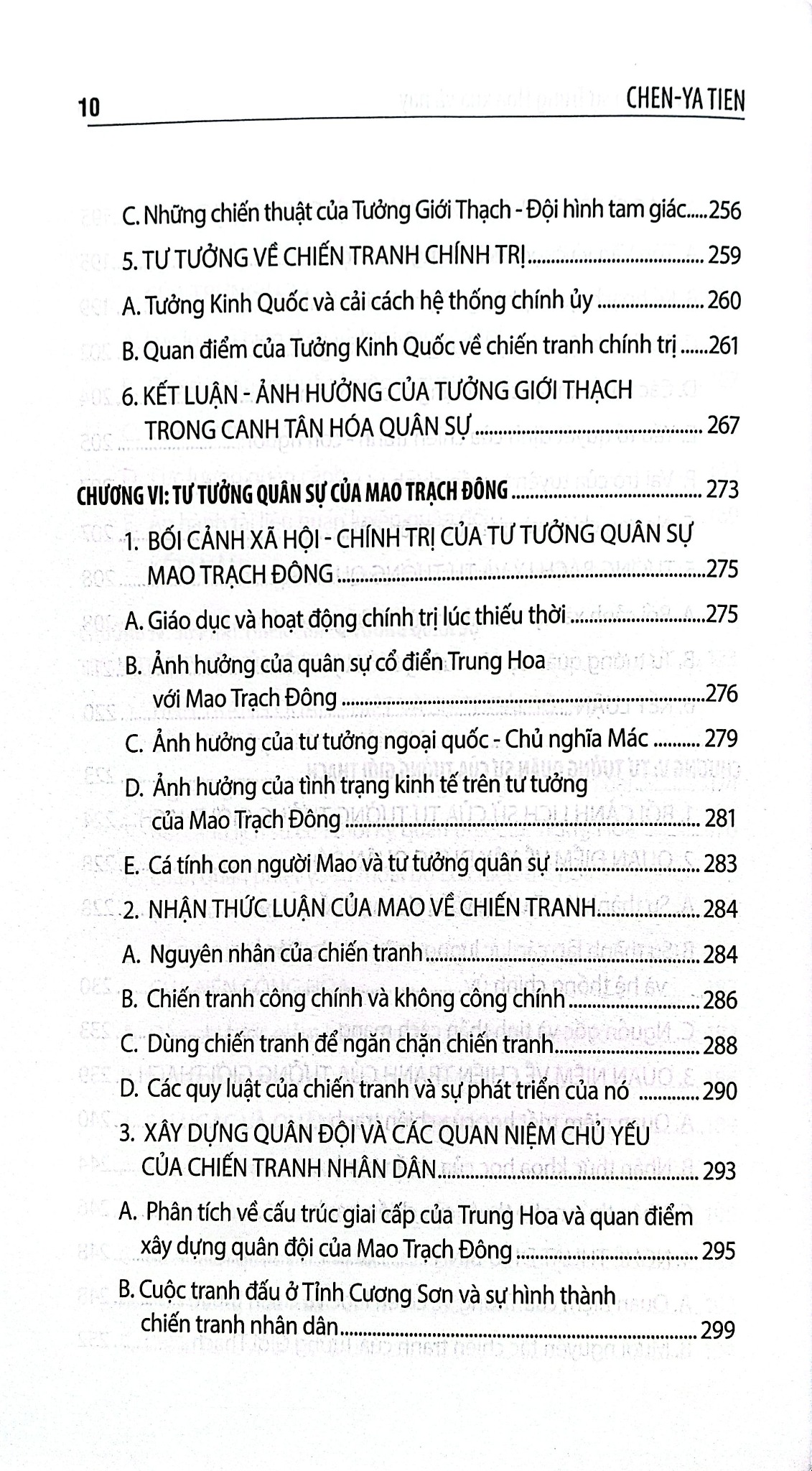 Lý Thuyết Quân Sự Trung Hoa Xưa Và Nay - Chen-Ya Tien