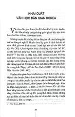 Hợp Tuyển Văn Học Dân Gian Hàn Quốc - Phan Thị Thu Hiền