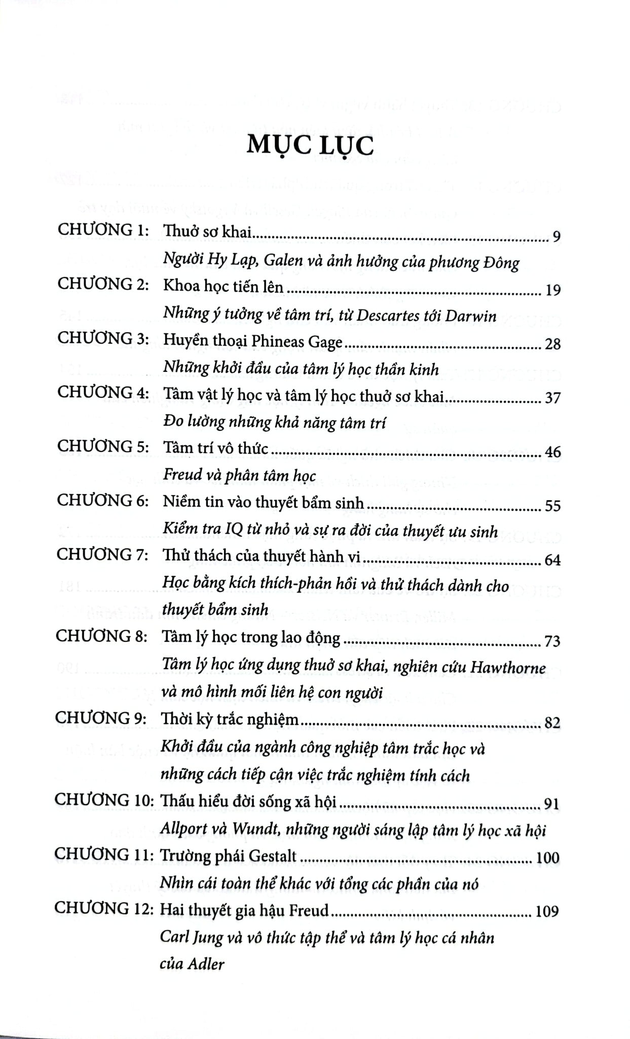 Lược Sử Tâm Lý Học - Nicky Hayes