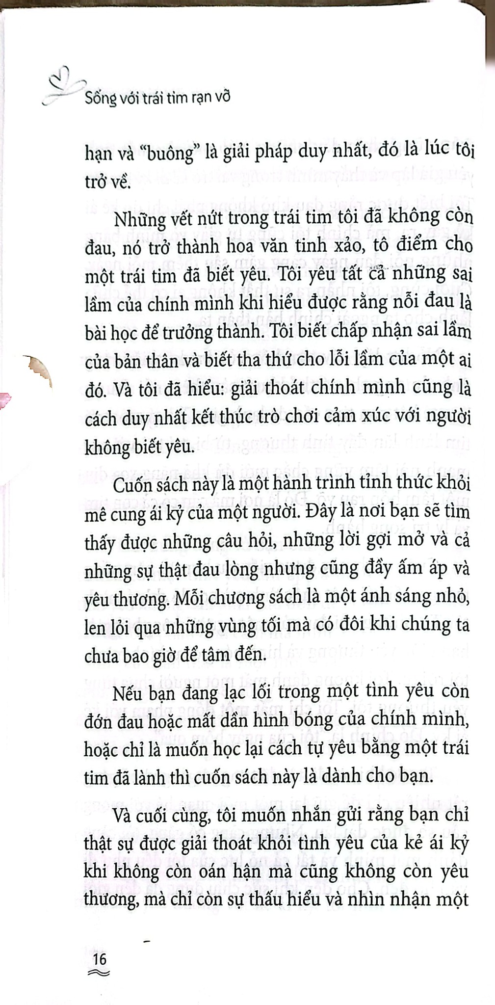 Sống Với Trái Tim Rạn Vỡ (Thoát Khỏi Cái Bóng Ái Kỷ Và Ái Kỷ Ngược) - Hồ Ngọc Mai Hương