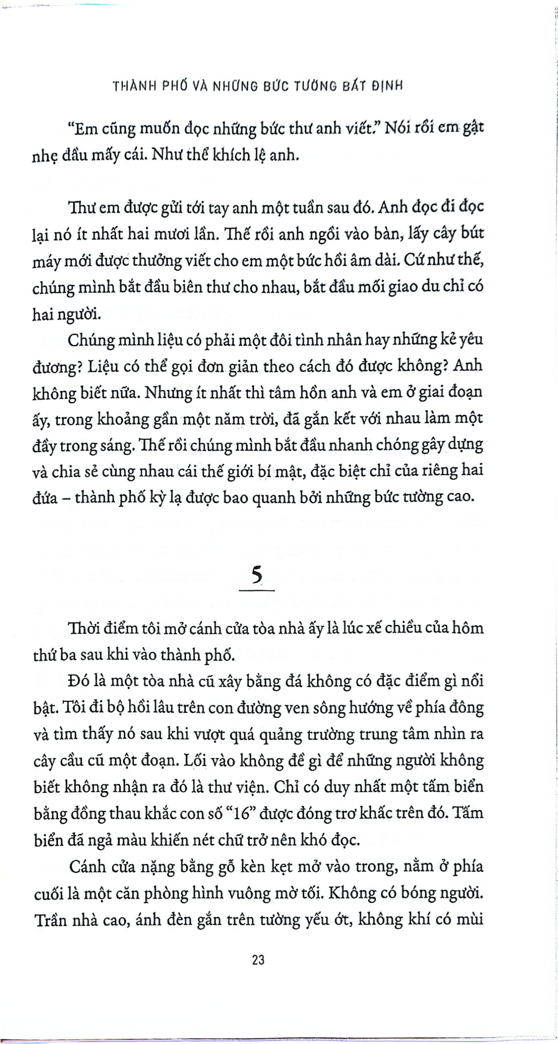 Thành Phố Và Những Bức Tường Bất Định - Haruki Murakami