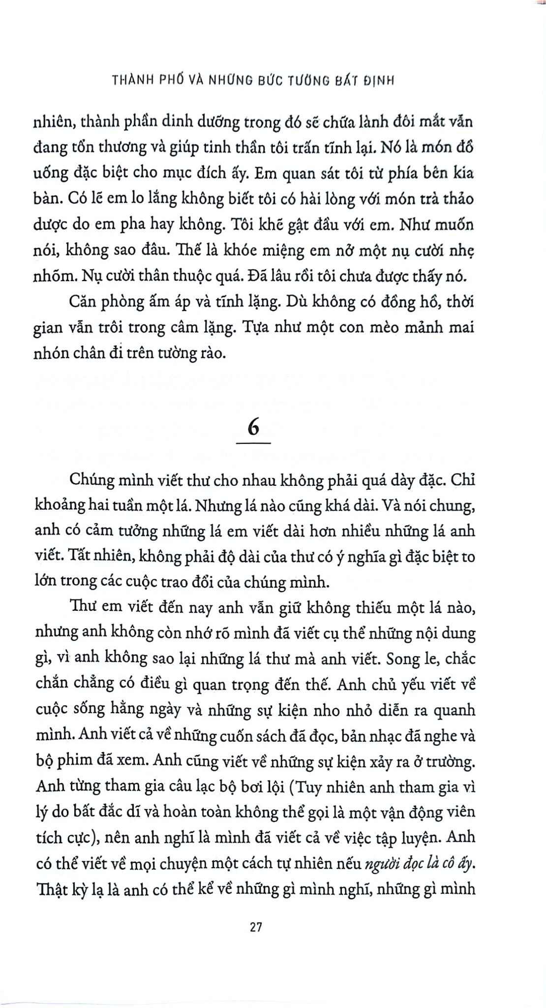 Thành Phố Và Những Bức Tường Bất Định - Haruki Murakami