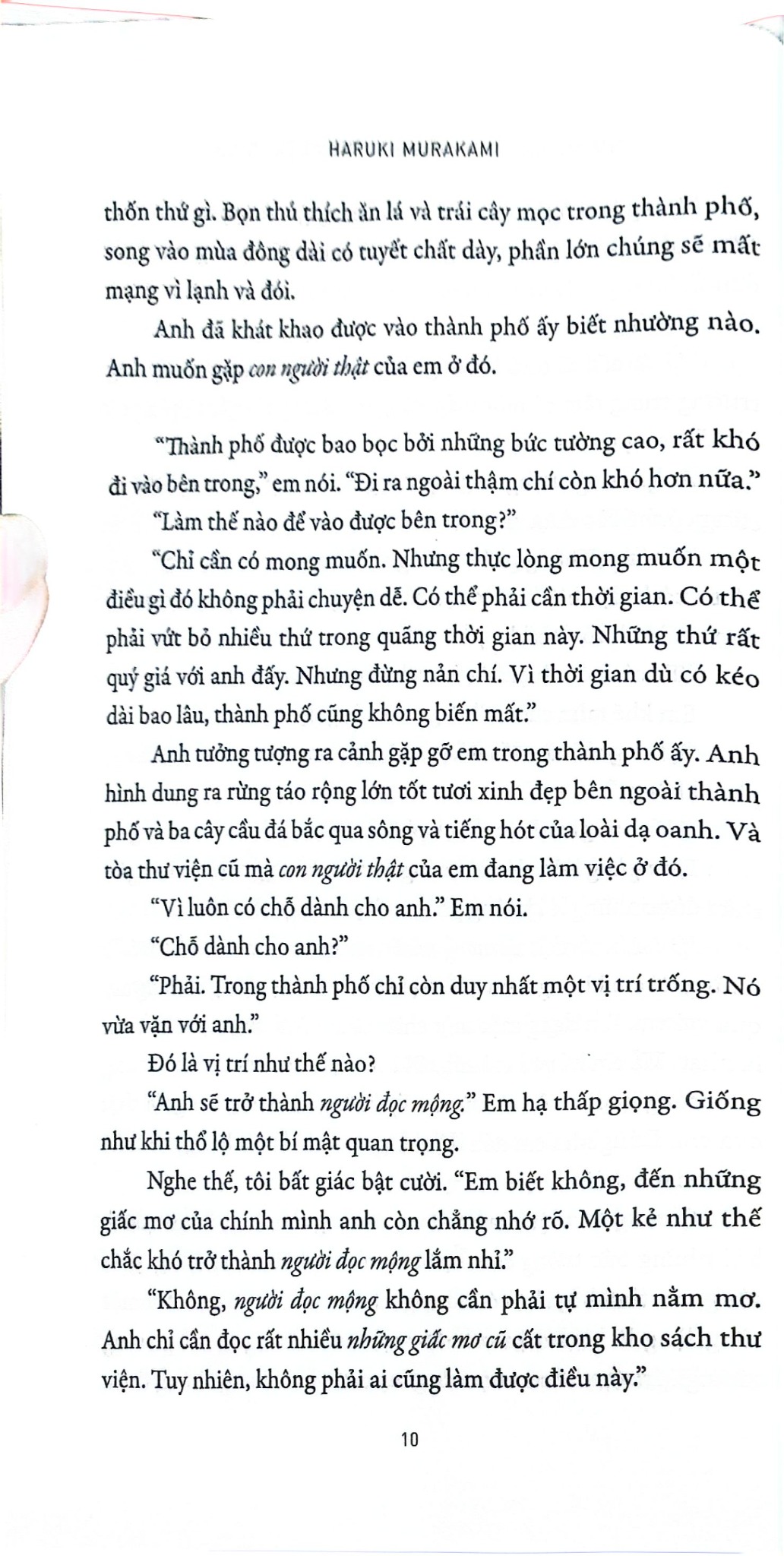 Thành Phố Và Những Bức Tường Bất Định - Haruki Murakami