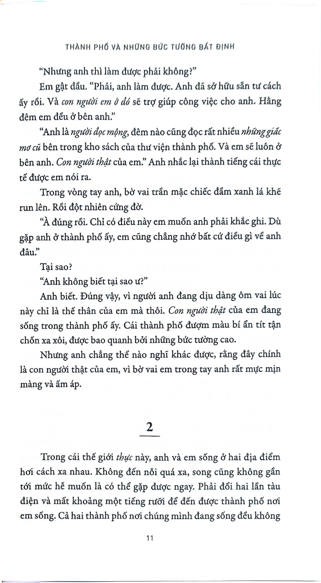 Thành Phố Và Những Bức Tường Bất Định - Haruki Murakami