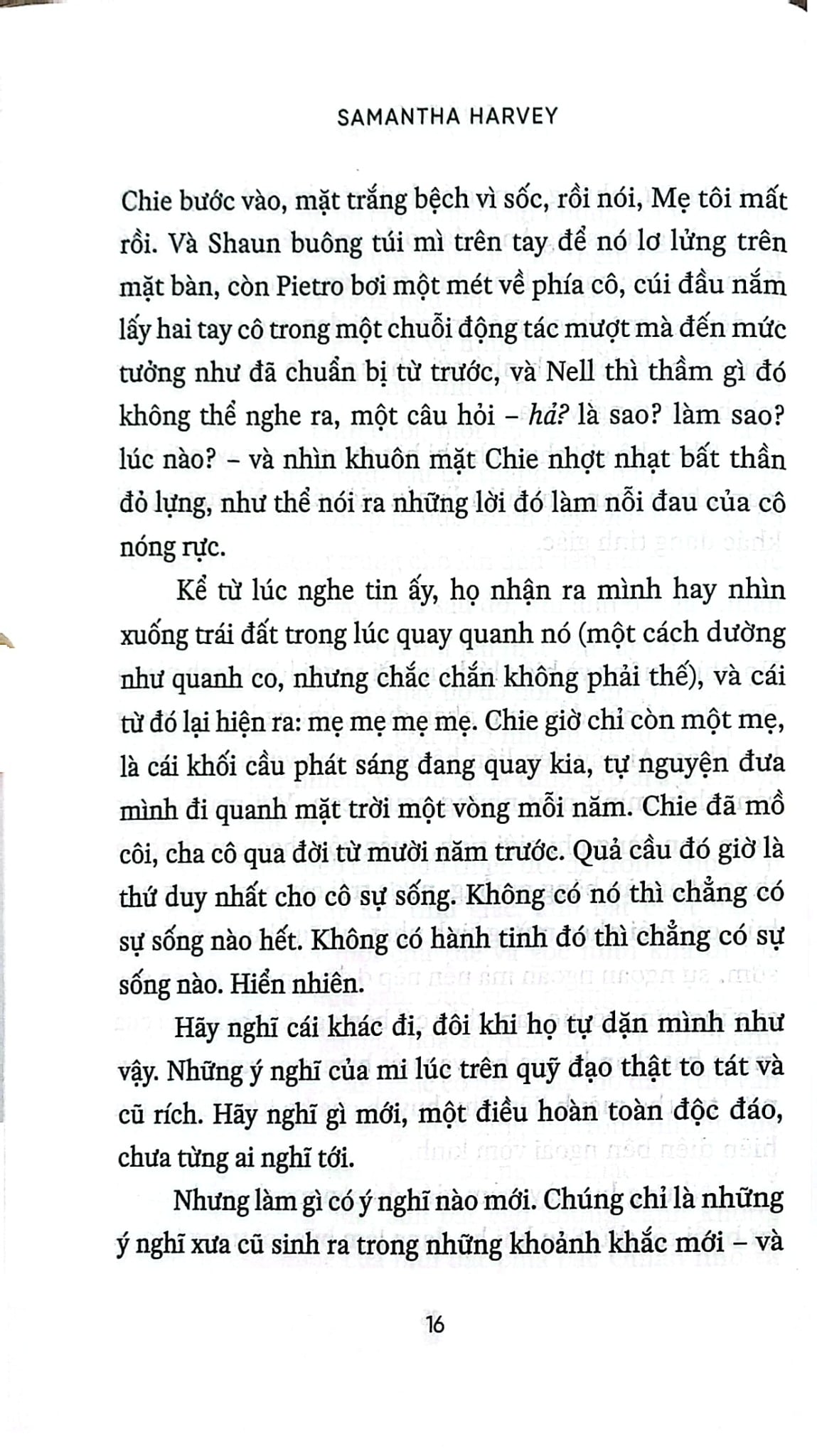 Quỹ Đạo - Samantha Harvey