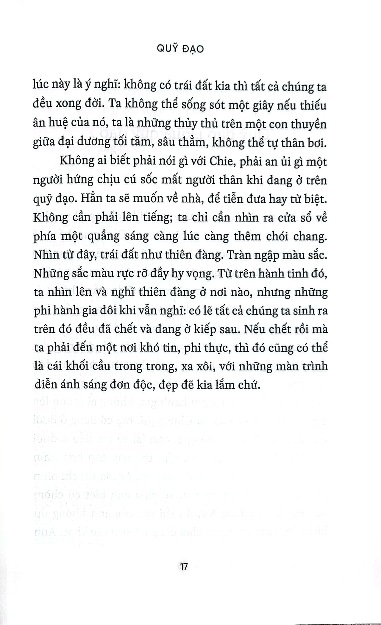 Quỹ Đạo - Samantha Harvey