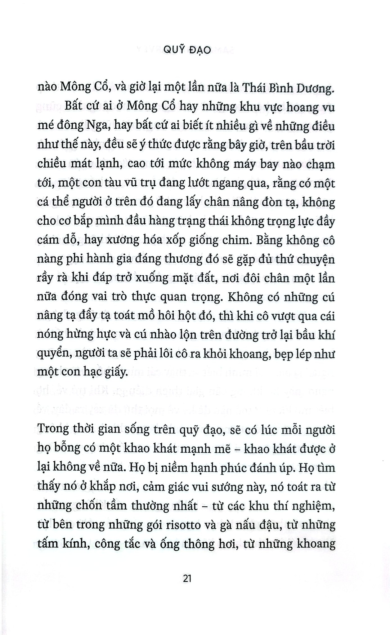 Quỹ Đạo - Samantha Harvey