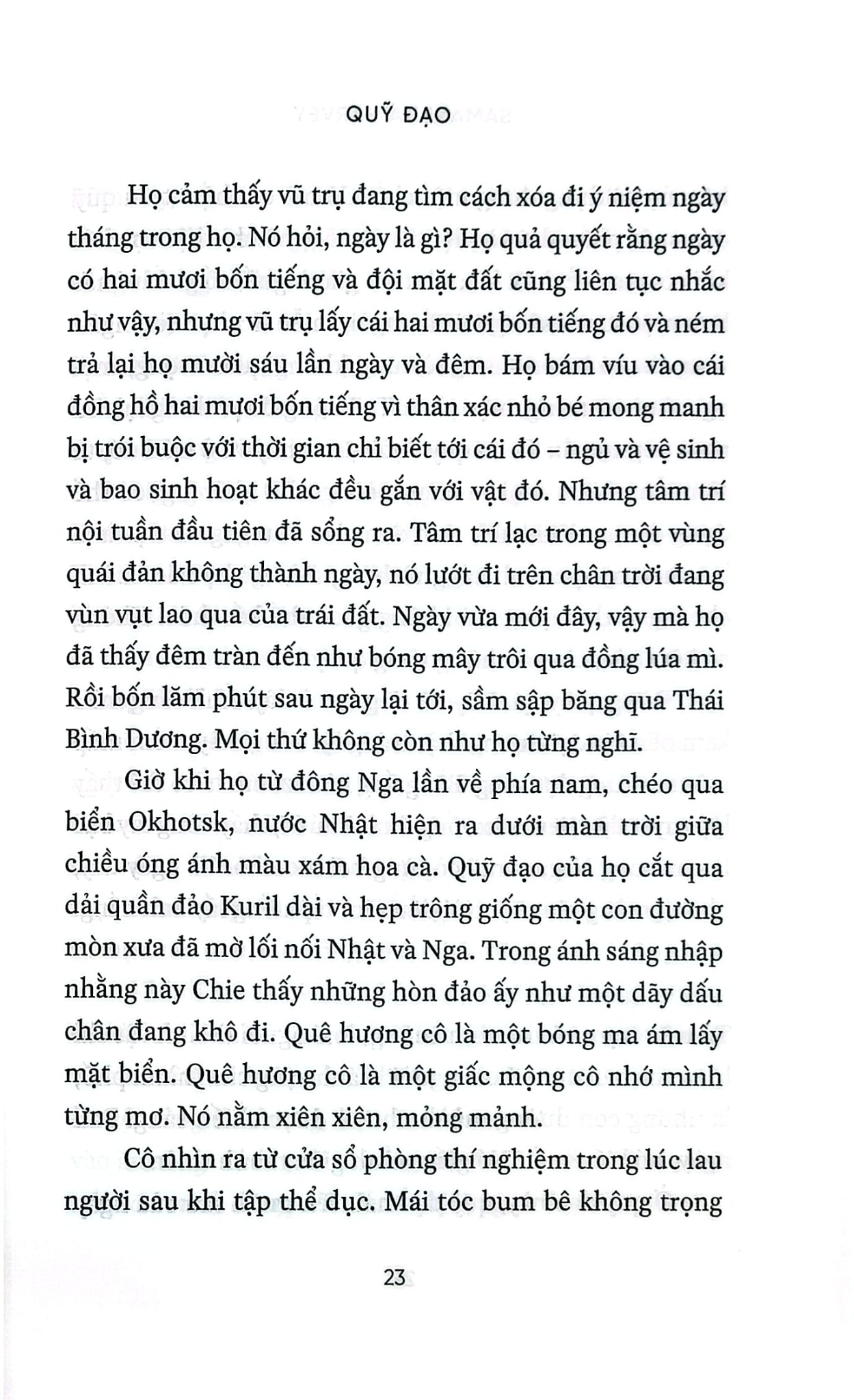 Quỹ Đạo - Samantha Harvey