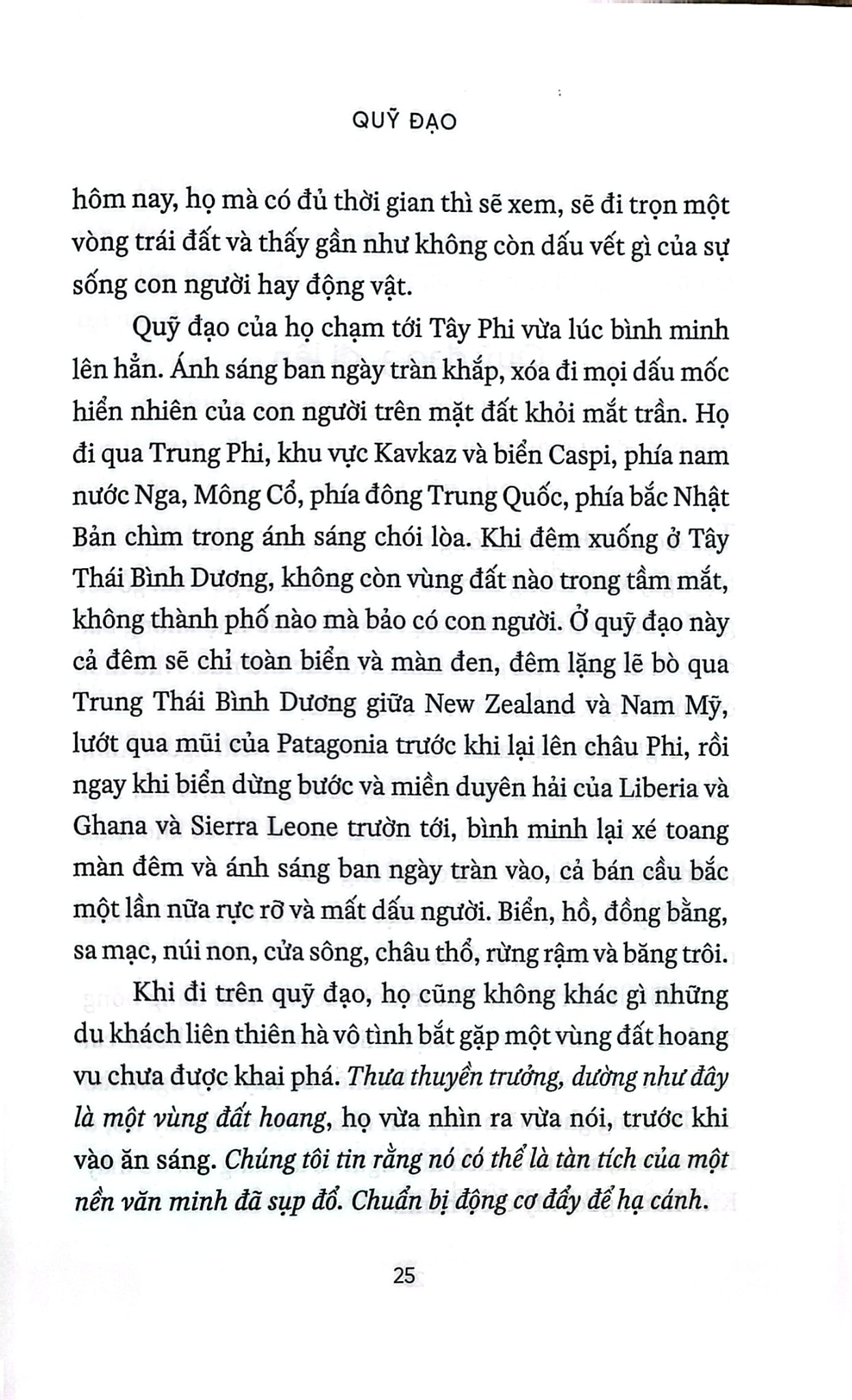 Quỹ Đạo - Samantha Harvey
