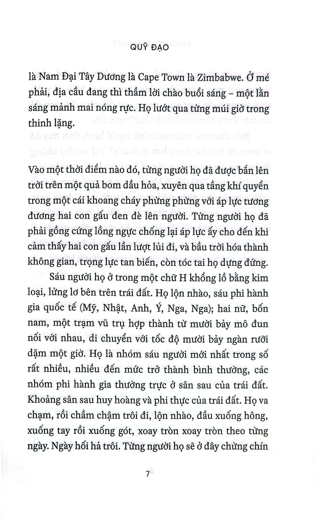 Quỹ Đạo - Samantha Harvey