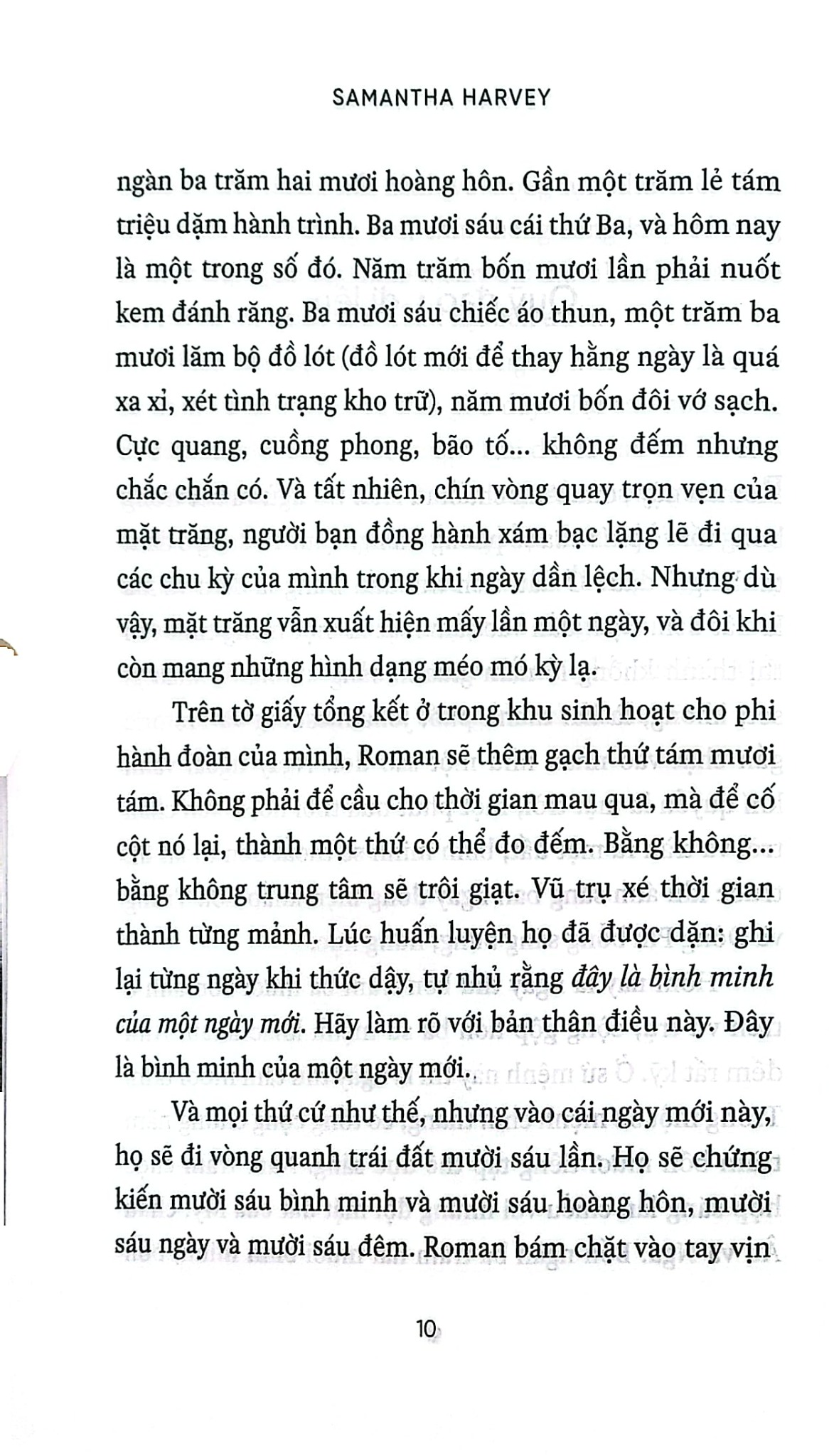 Quỹ Đạo - Samantha Harvey