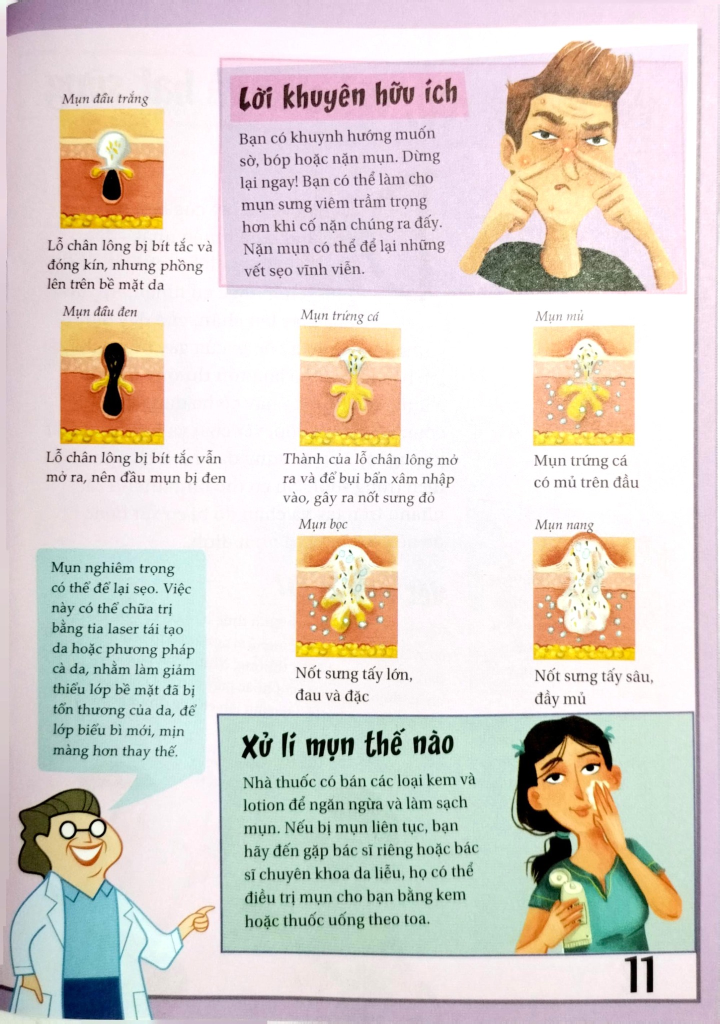 Khoa Học Diệu Kì: Mụn Trứng Cá Và Mụn Cóc - Sự Thật Ngứa Ngáy Về Da - Nhiều Tác Giả