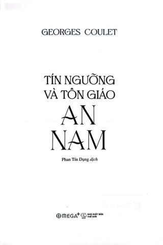  Tín Ngưỡng Và Tôn Giáo An Nam - Georges Coulet 