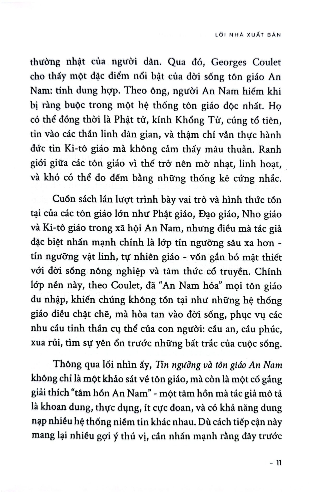 Tín Ngưỡng Và Tôn Giáo An Nam - Georges Coulet