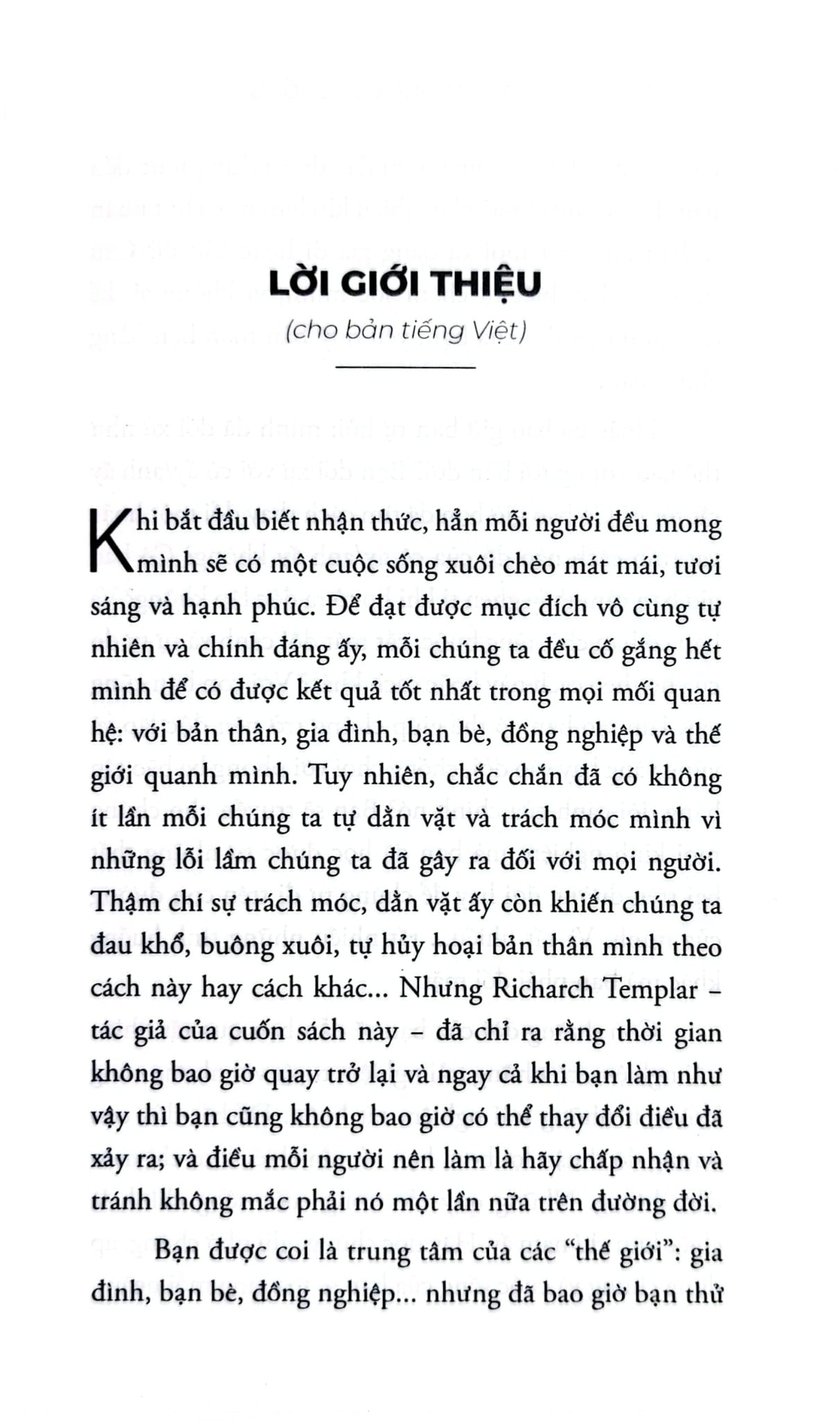Những Quy Tắc Trong Cuộc Sống - Richard Templar