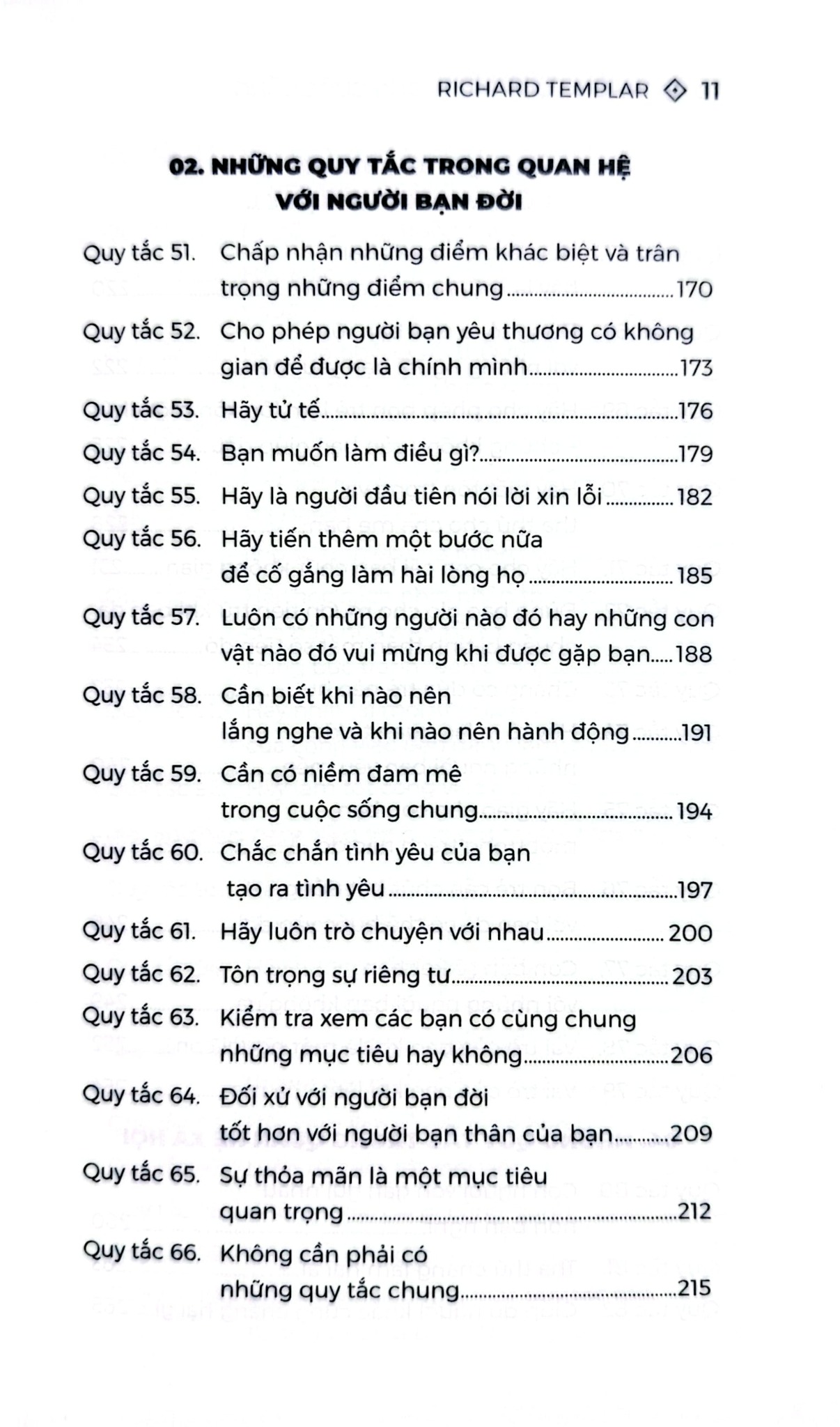 Những Quy Tắc Trong Cuộc Sống - Richard Templar