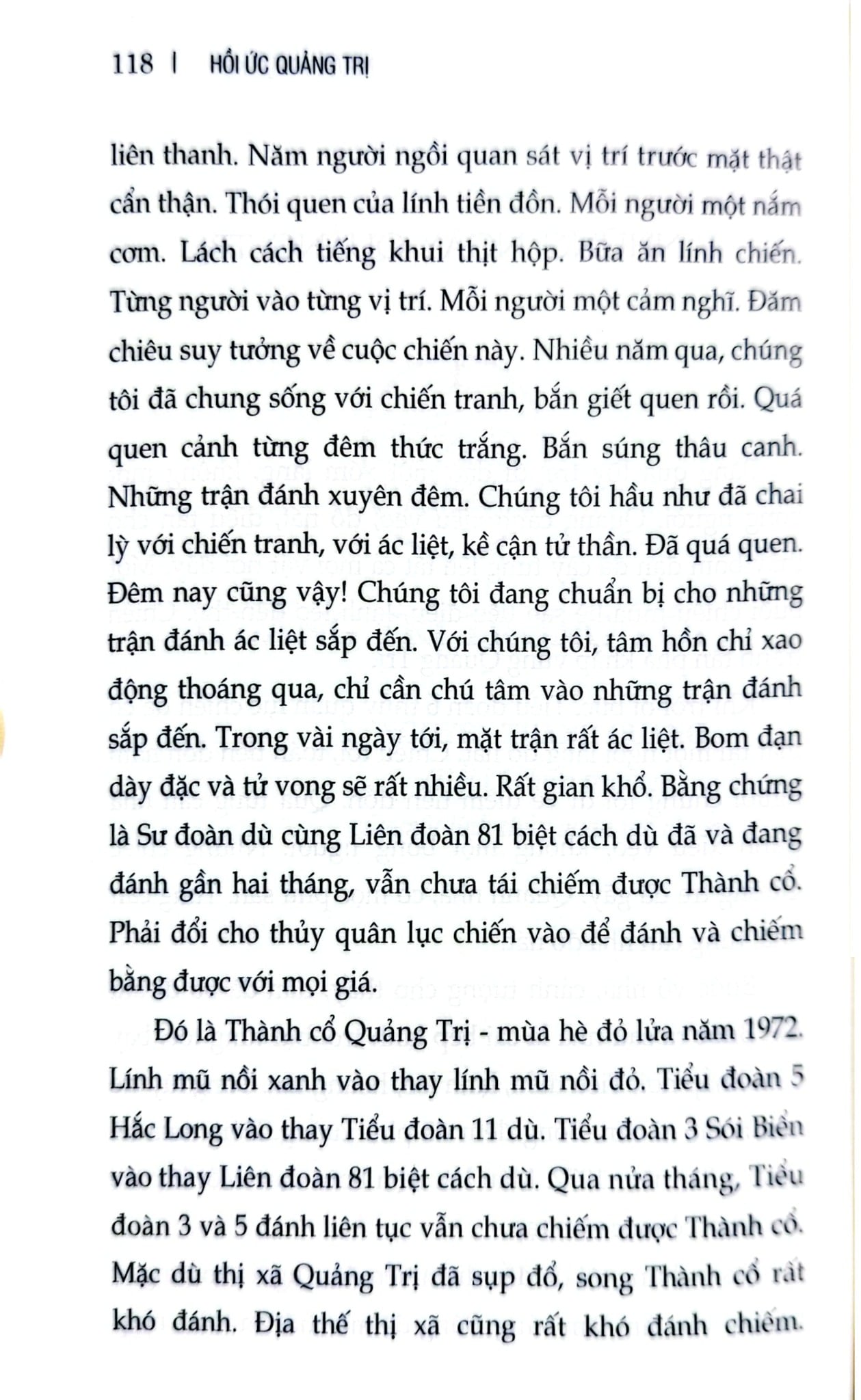 Hồi Ức Quảng Trị - 
Nguyễn Thụy Kha