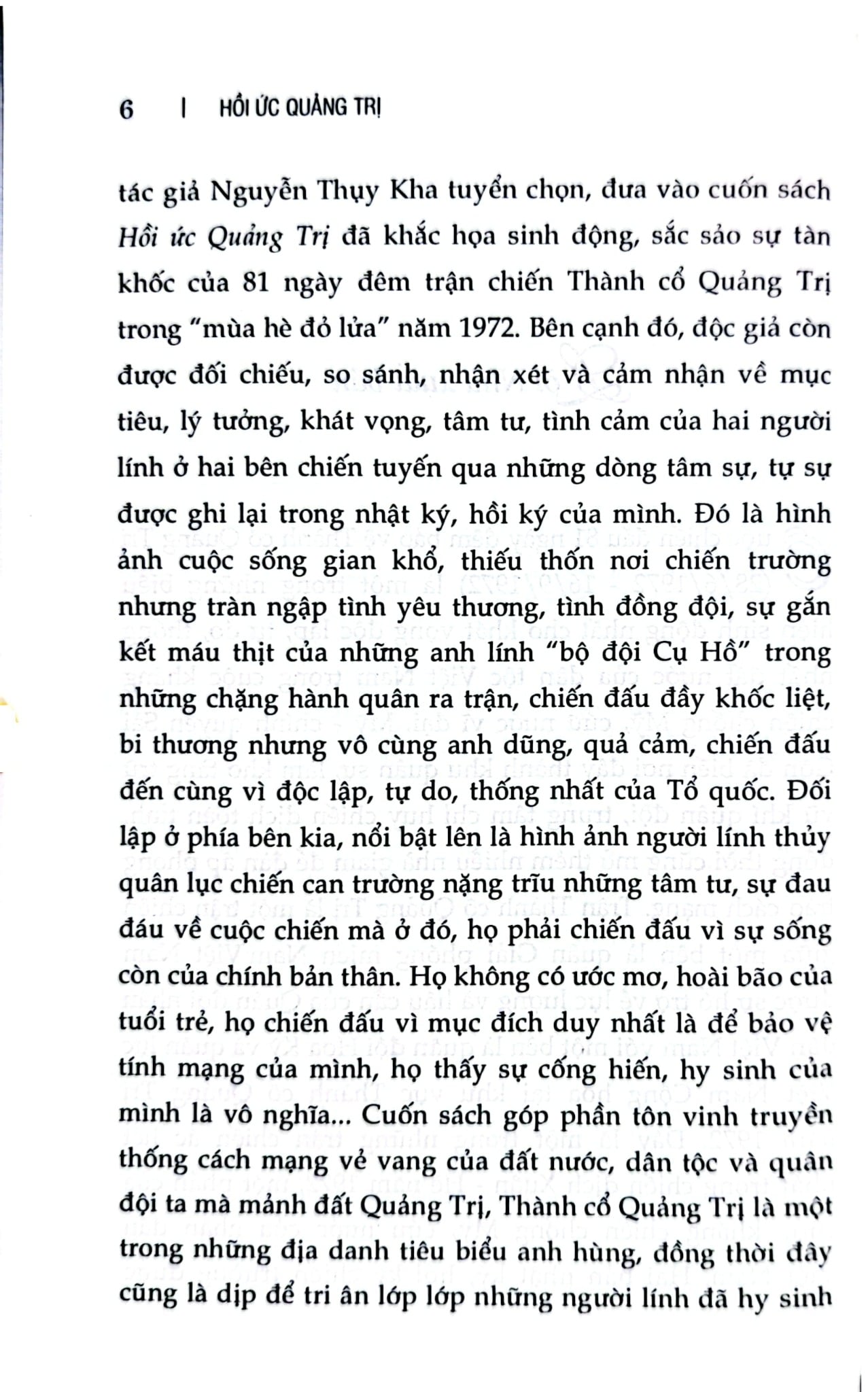 Hồi Ức Quảng Trị - 
Nguyễn Thụy Kha