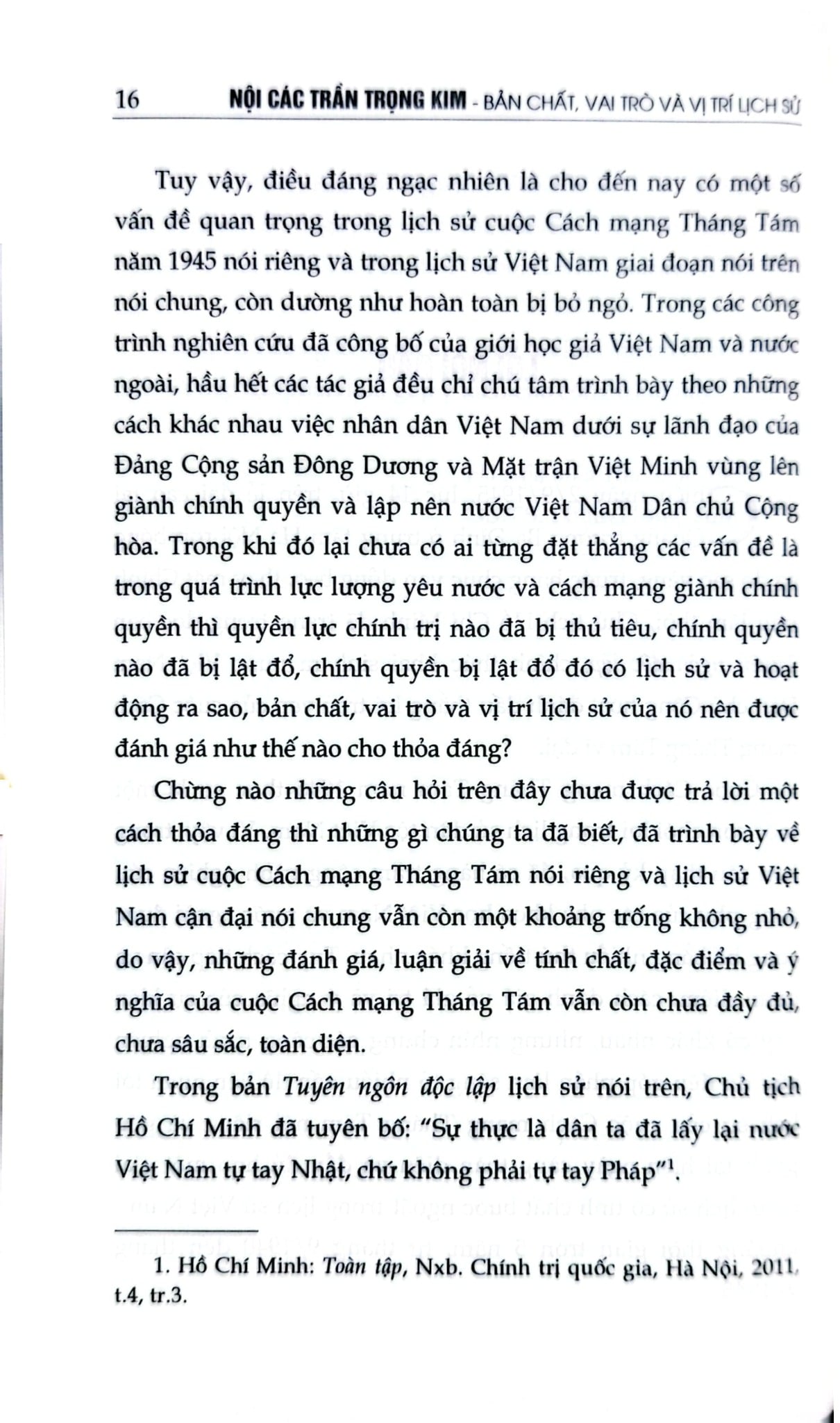 Nội Các Trần Trọng Kim - Phạm Hồng Tung
