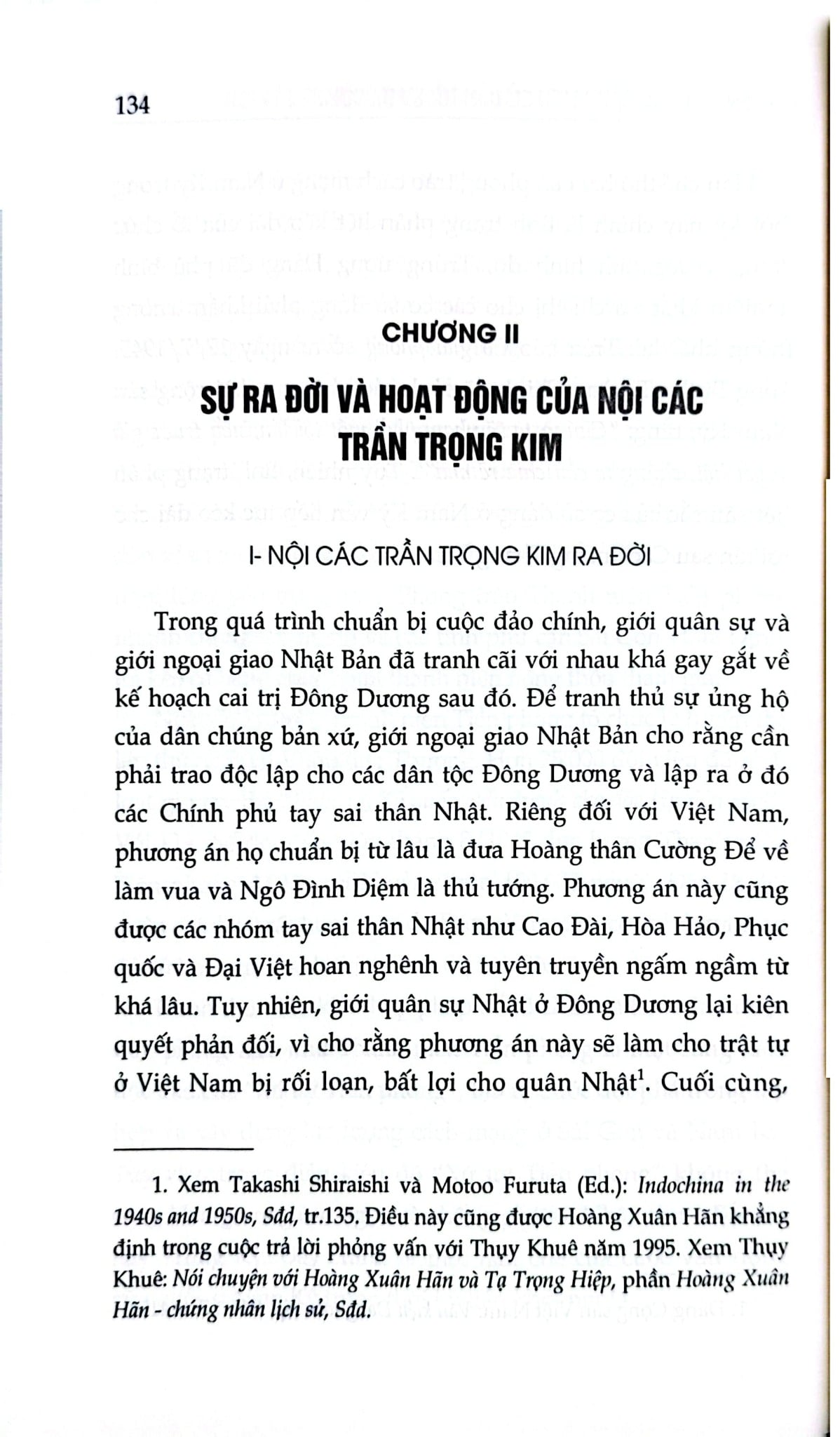 Nội Các Trần Trọng Kim - Phạm Hồng Tung