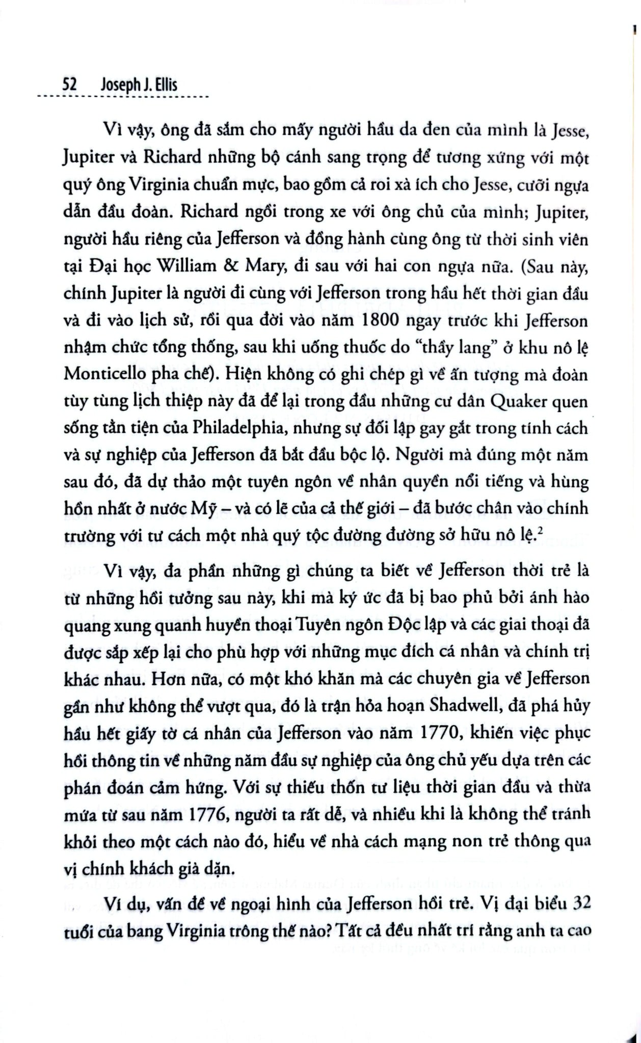 Thomas Jefferson: Nhân Sự Mỹ - Joseph J Ellis