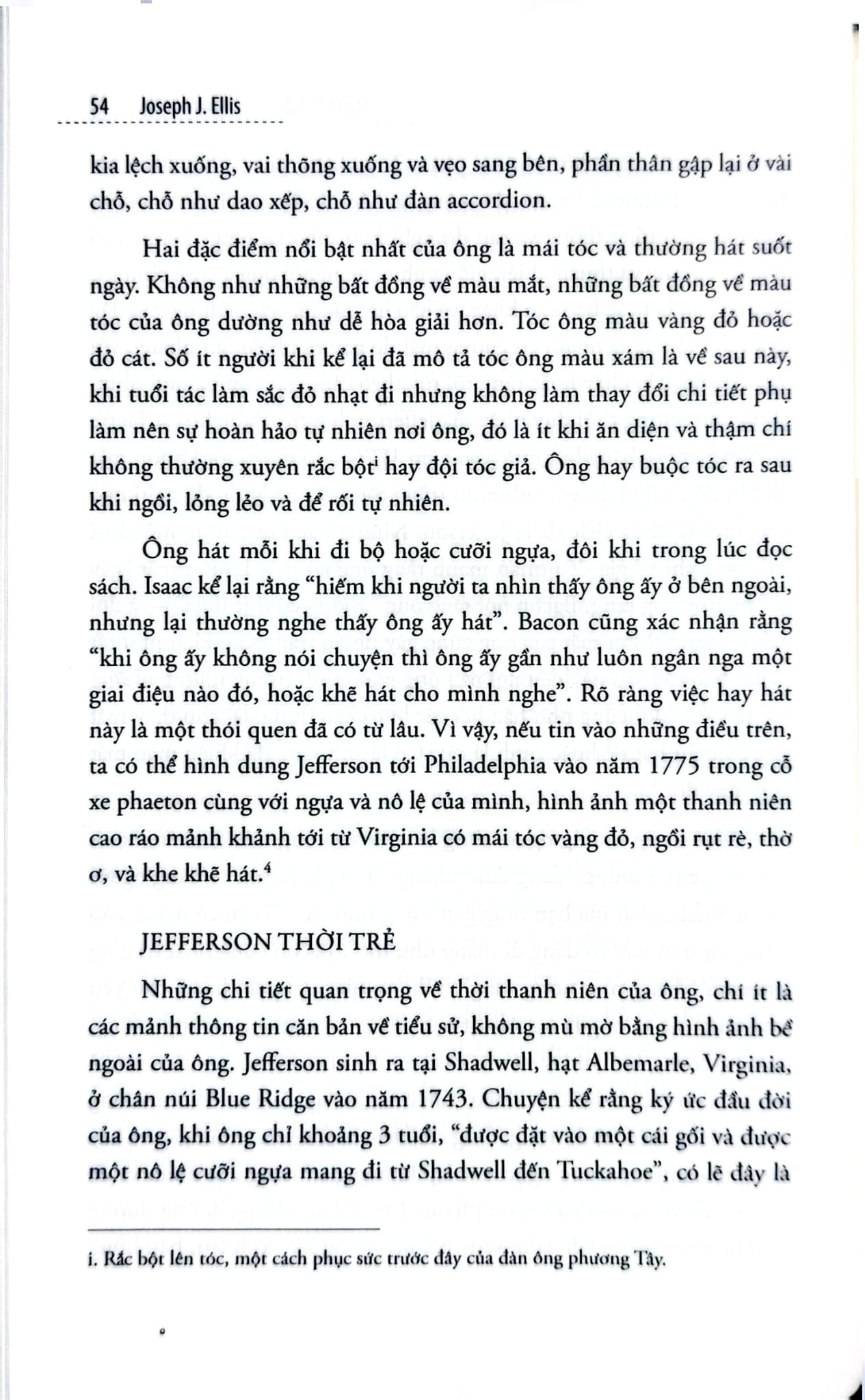 Thomas Jefferson: Nhân Sự Mỹ - Joseph J Ellis