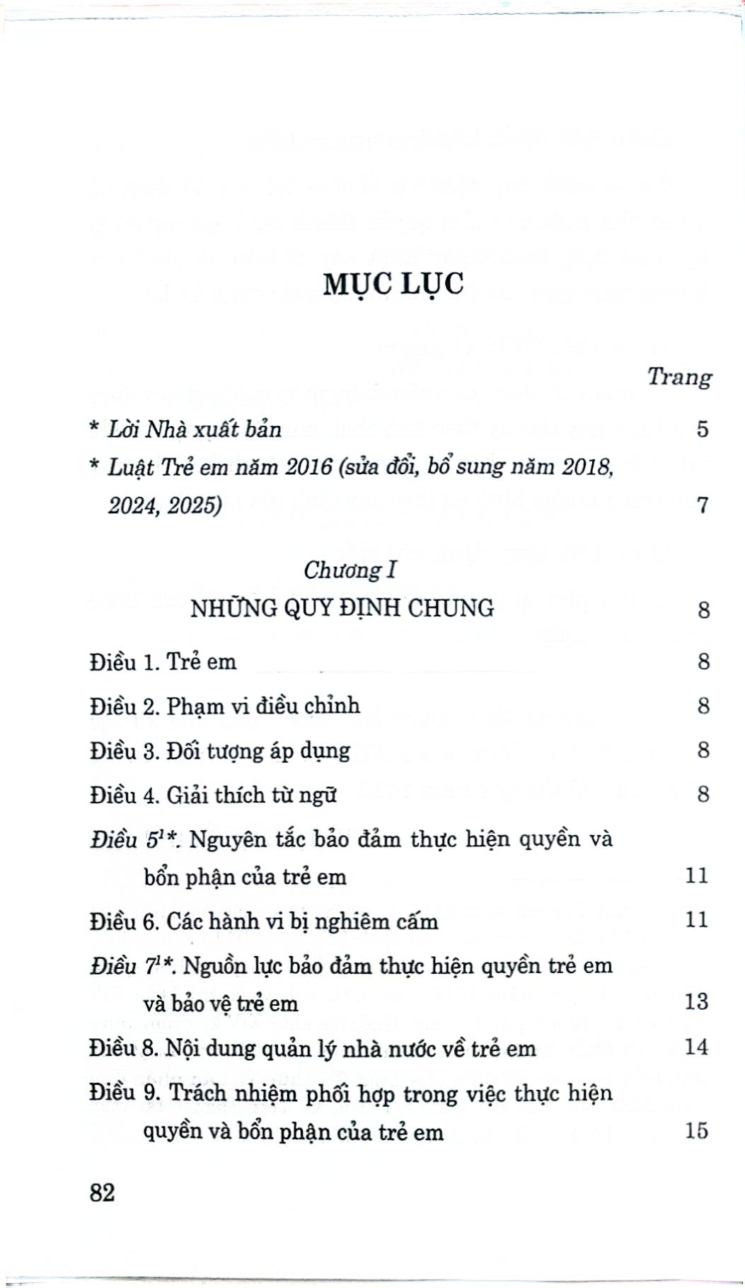 Luật Trẻ Em Năm 2016 (Sửa Đổi, Bổ Sung Năm 2018, 2024, 2025) - Quốc hội