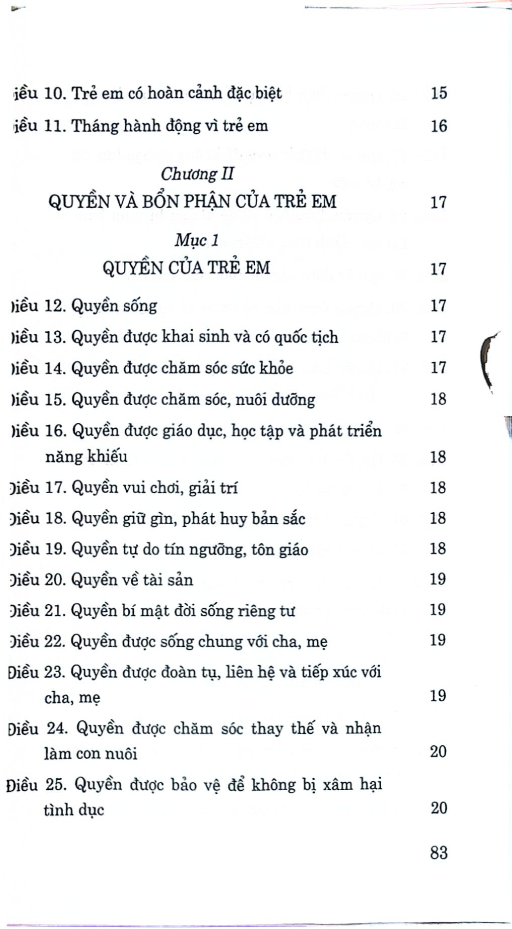 Luật Trẻ Em Năm 2016 (Sửa Đổi, Bổ Sung Năm 2018, 2024, 2025) - Quốc hội