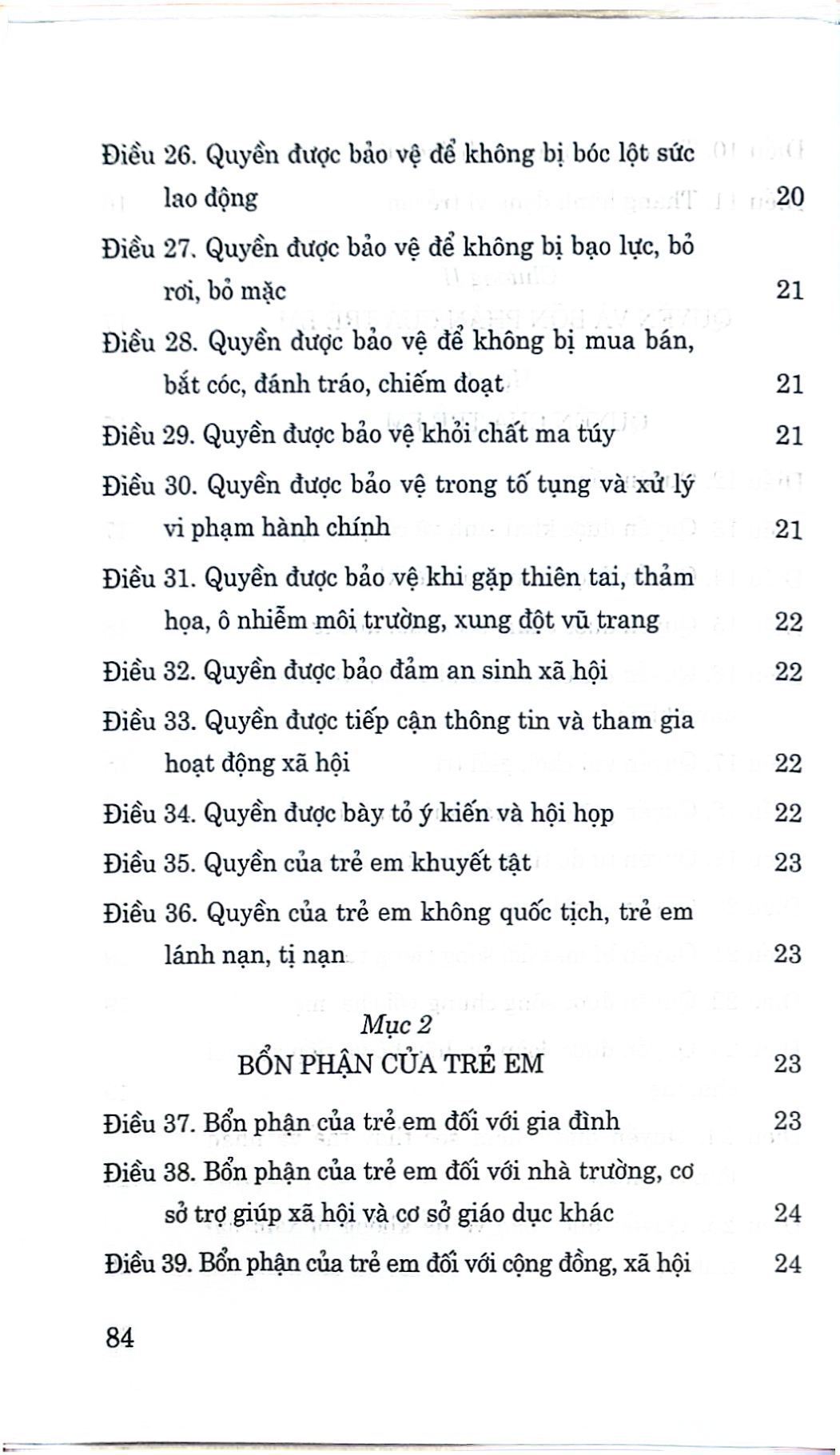 Luật Trẻ Em Năm 2016 (Sửa Đổi, Bổ Sung Năm 2018, 2024, 2025) - Quốc hội