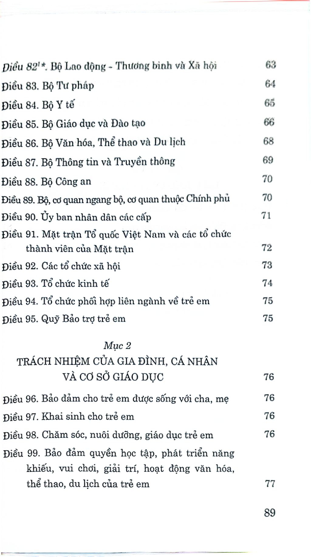 Luật Trẻ Em Năm 2016 (Sửa Đổi, Bổ Sung Năm 2018, 2024, 2025) - Quốc hội
