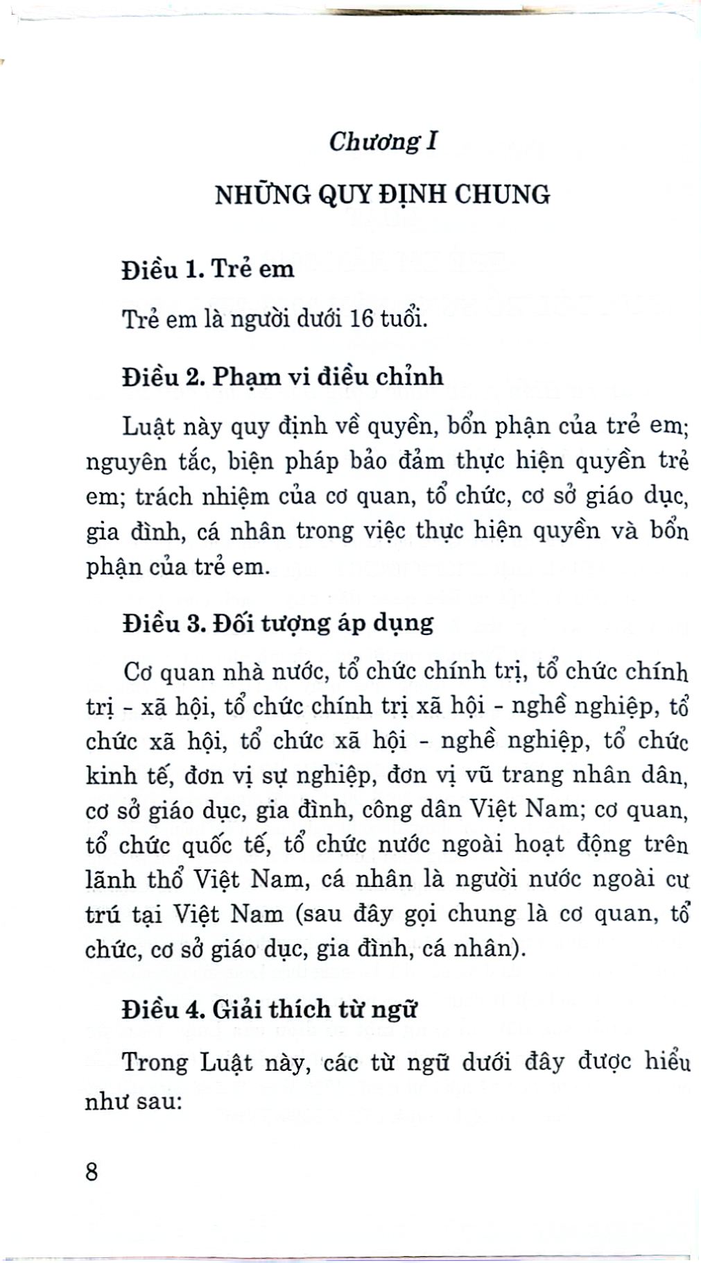 Luật Trẻ Em Năm 2016 (Sửa Đổi, Bổ Sung Năm 2018, 2024, 2025) - Quốc hội