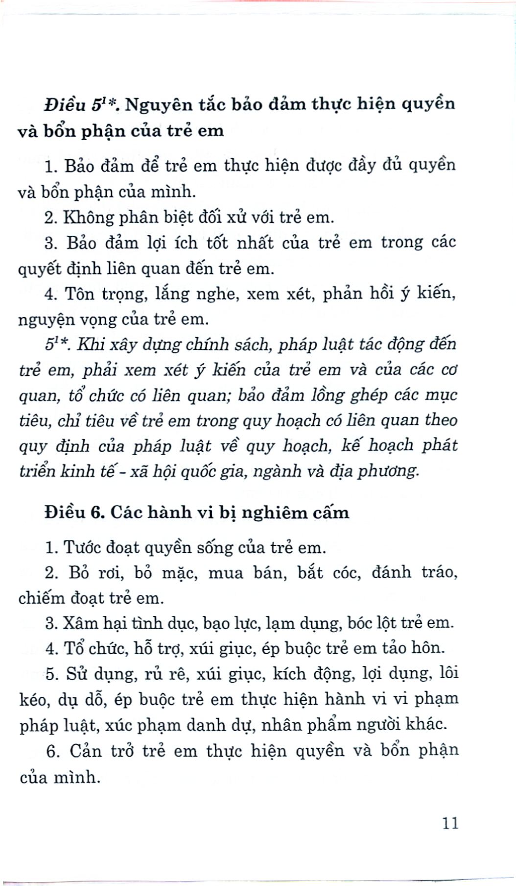 Luật Trẻ Em Năm 2016 (Sửa Đổi, Bổ Sung Năm 2018, 2024, 2025) - Quốc hội