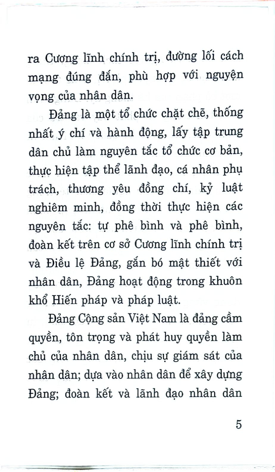 Điều lệ Đảng Cộng sản Việt Nam - NXB Chính Trị Quốc Gia