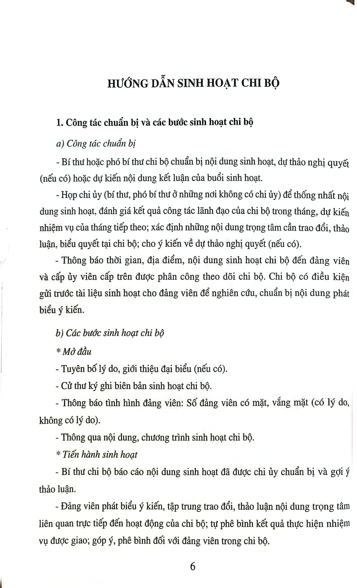 Sổ Ghi Biên Bản Sinh Hoạt Chi Bộ - NXB Chính Trị Quốc Gia