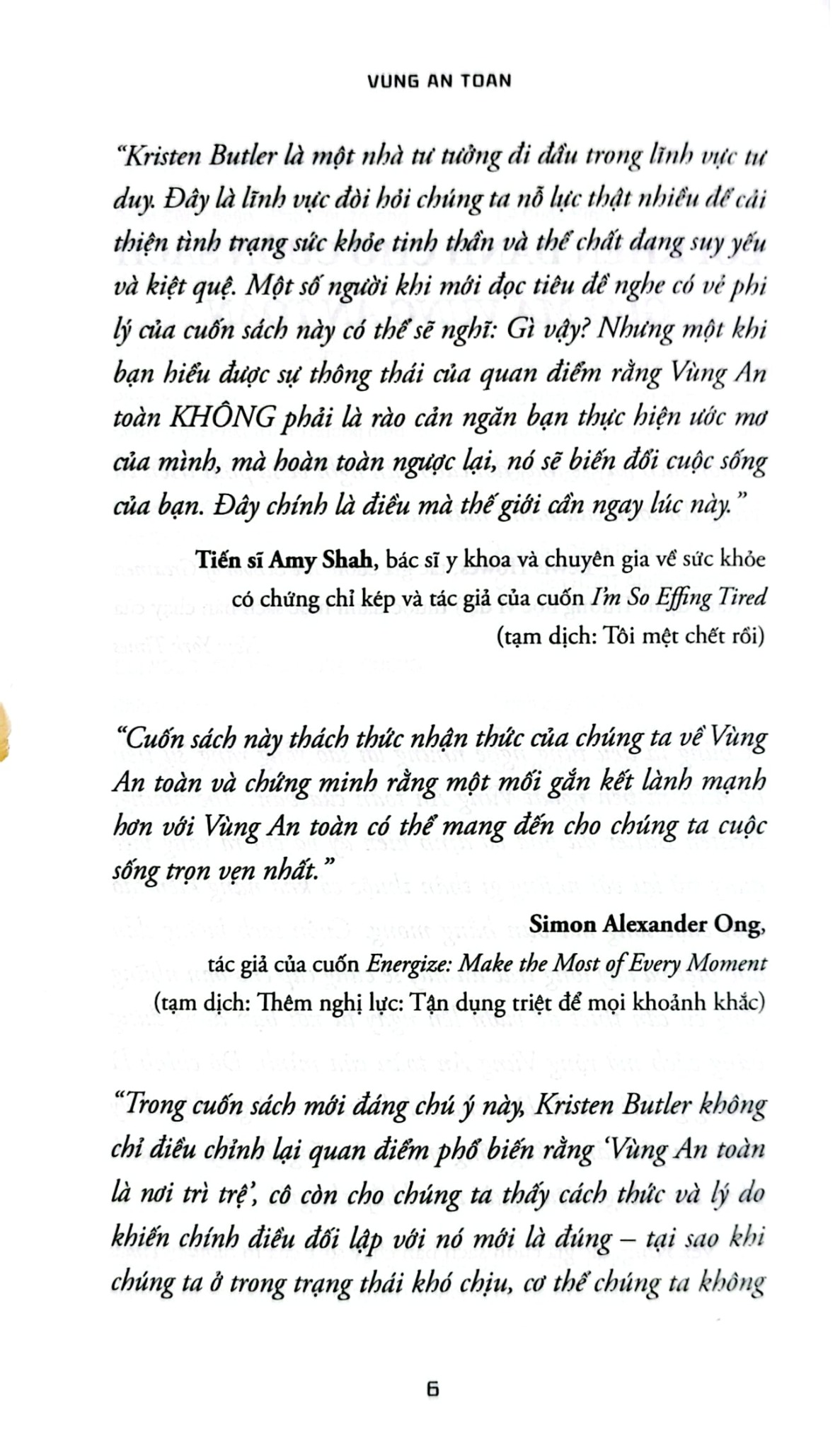Giải Mã Vùng An Toàn - Đòn Bẩy Để Làm Ít Hưởng Nhiều - Kristen Butler