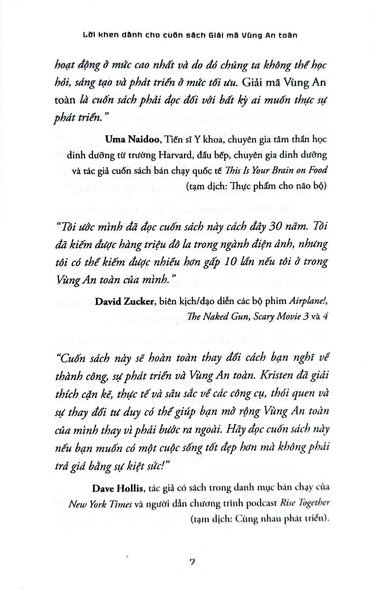 Giải Mã Vùng An Toàn - Đòn Bẩy Để Làm Ít Hưởng Nhiều - Kristen Butler