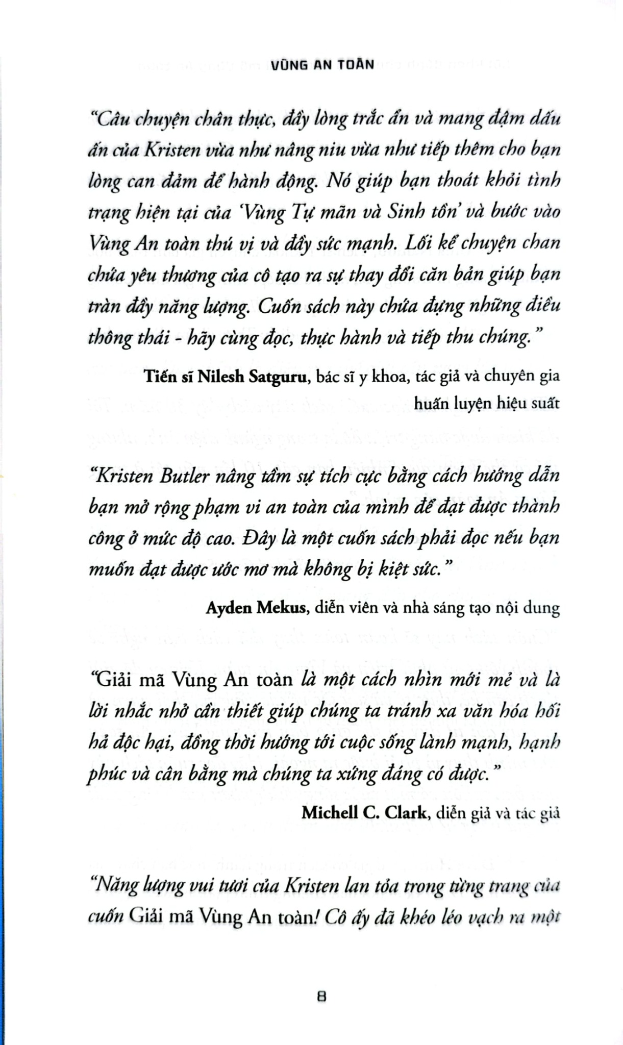 Giải Mã Vùng An Toàn - Đòn Bẩy Để Làm Ít Hưởng Nhiều - Kristen Butler