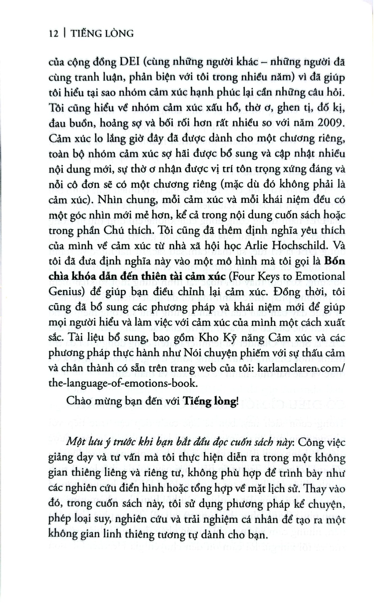 Tiếng Lòng - Những Điều Cảm Xúc Đang Cố Nói Với Bạn -  Karla McLaren