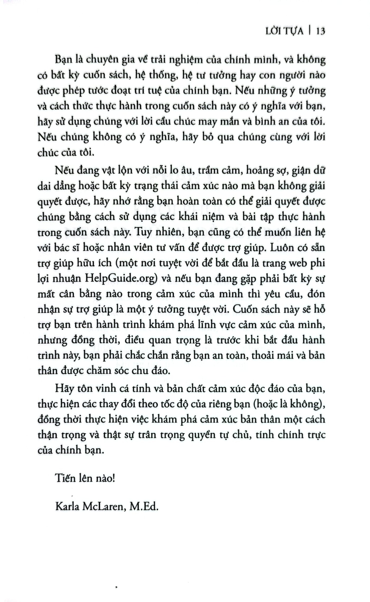 Tiếng Lòng - Những Điều Cảm Xúc Đang Cố Nói Với Bạn -  Karla McLaren