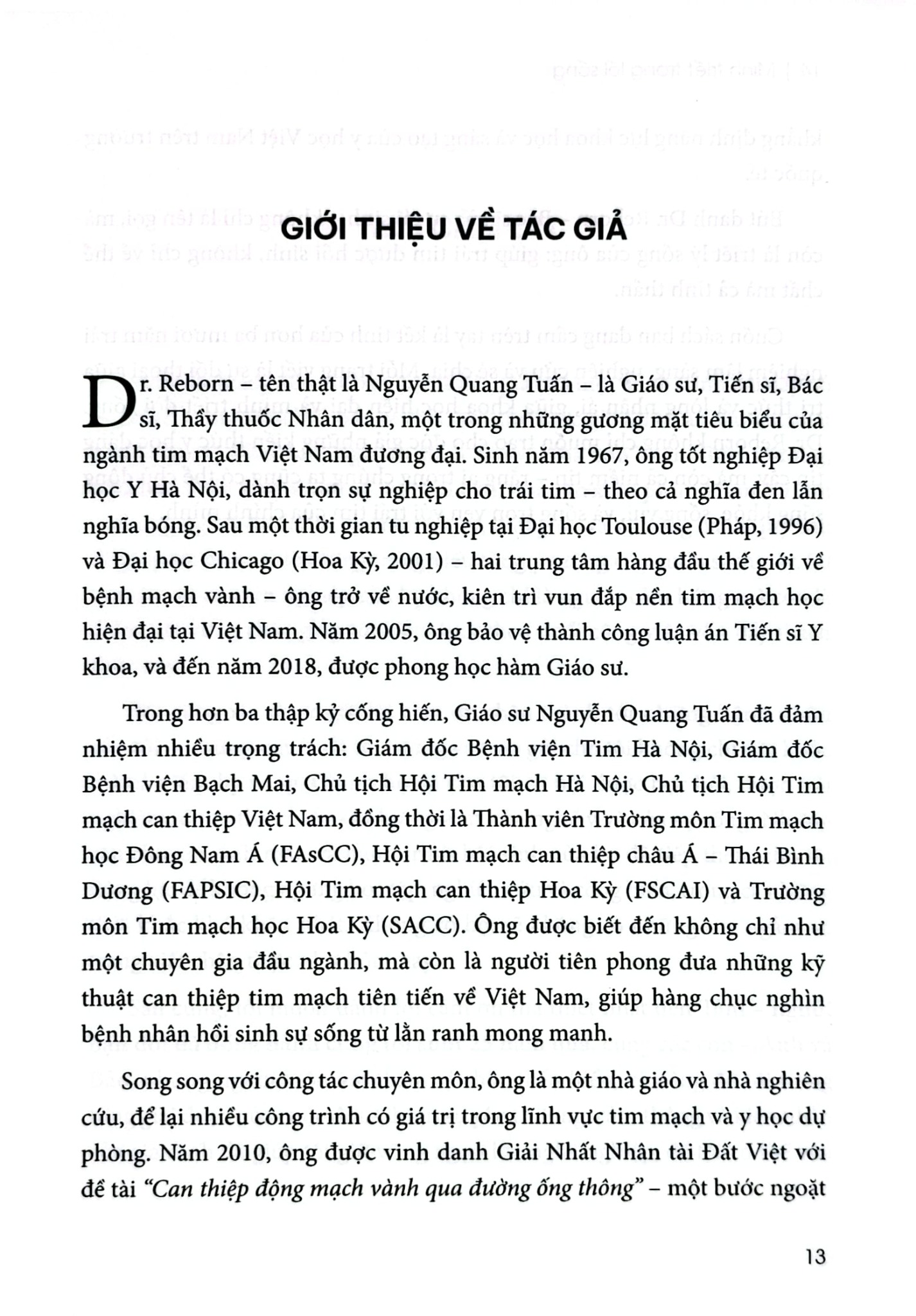 Minh Triết Trong Lối Sống - 
Dr. Reborn