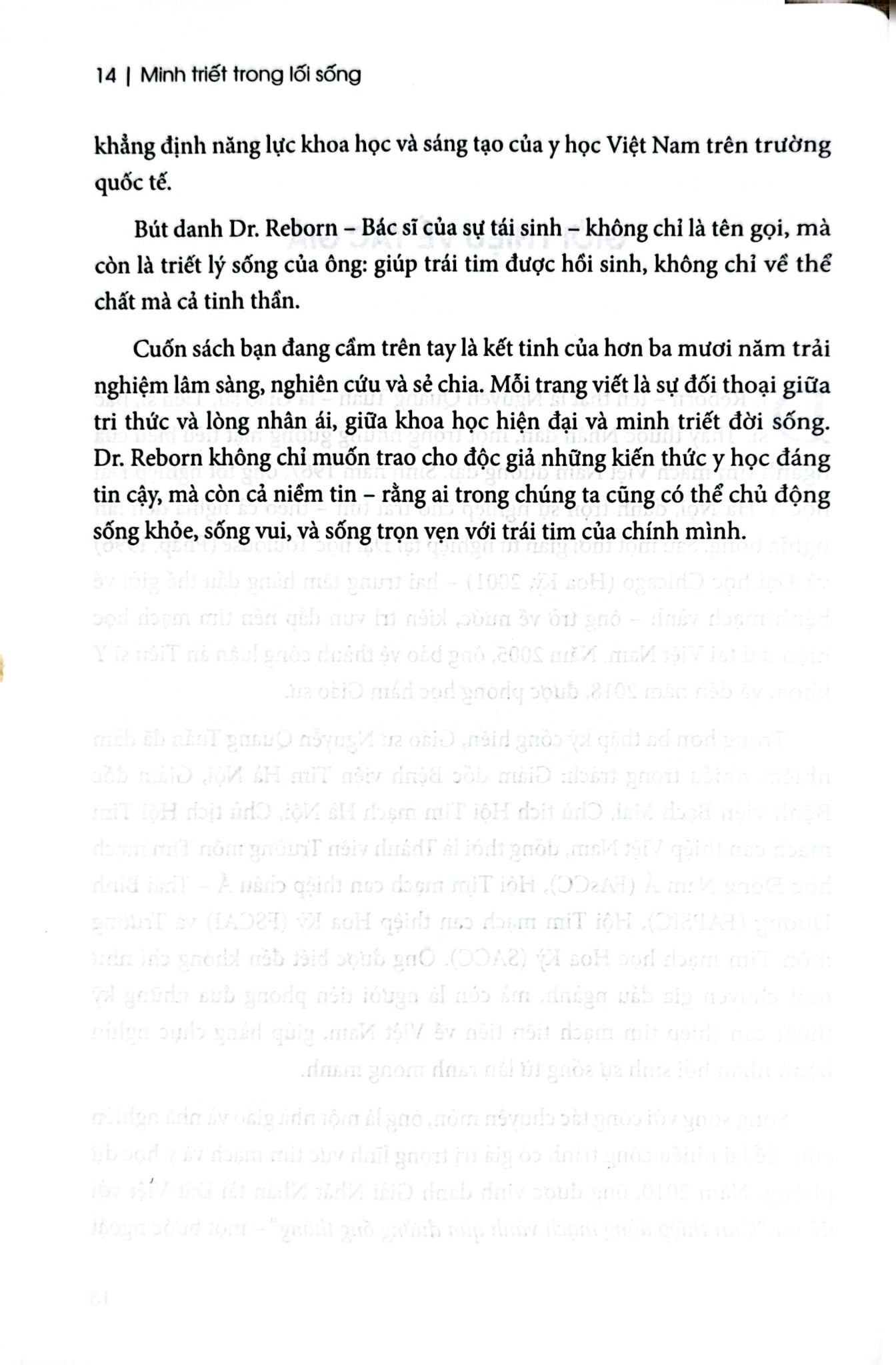 Minh Triết Trong Lối Sống - 
Dr. Reborn