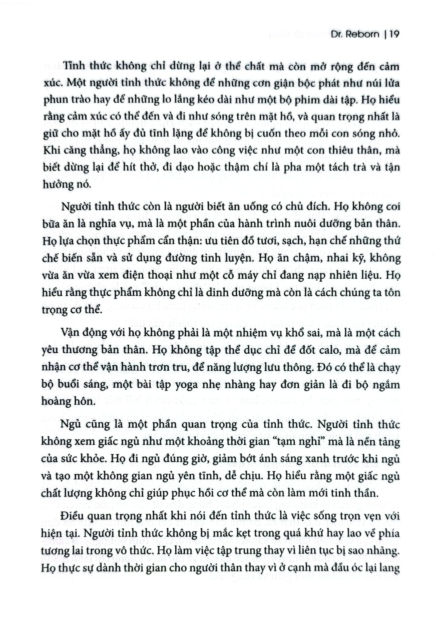 Minh Triết Trong Lối Sống - 
Dr. Reborn