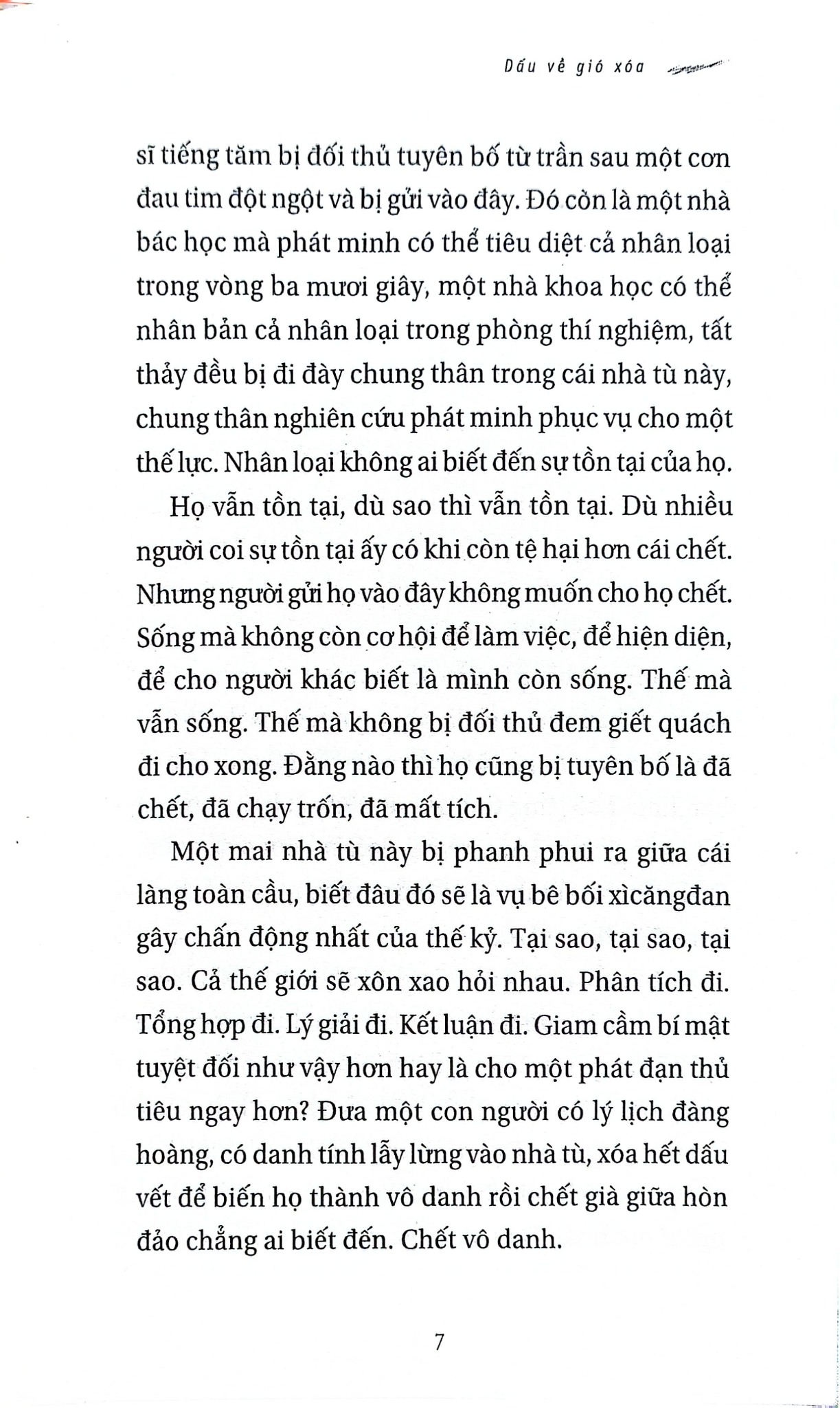 Dấu Về Gió Xóa - Hồ Anh Thái