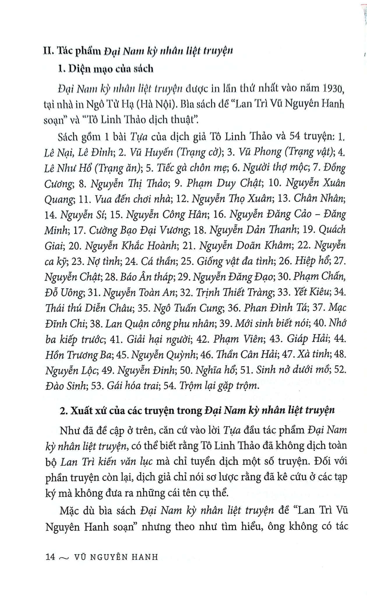 Đại Nam Kỳ Nhân Liệt Truyện - Bìa Cứng - 
Vũ Nguyên Hanh