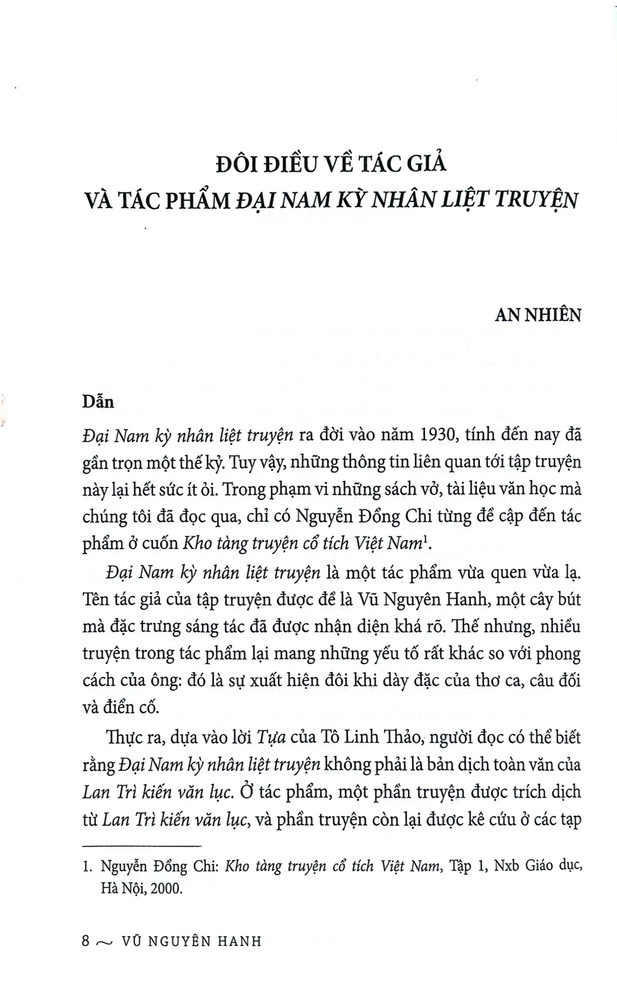 Đại Nam Kỳ Nhân Liệt Truyện - Bìa Cứng - 
Vũ Nguyên Hanh