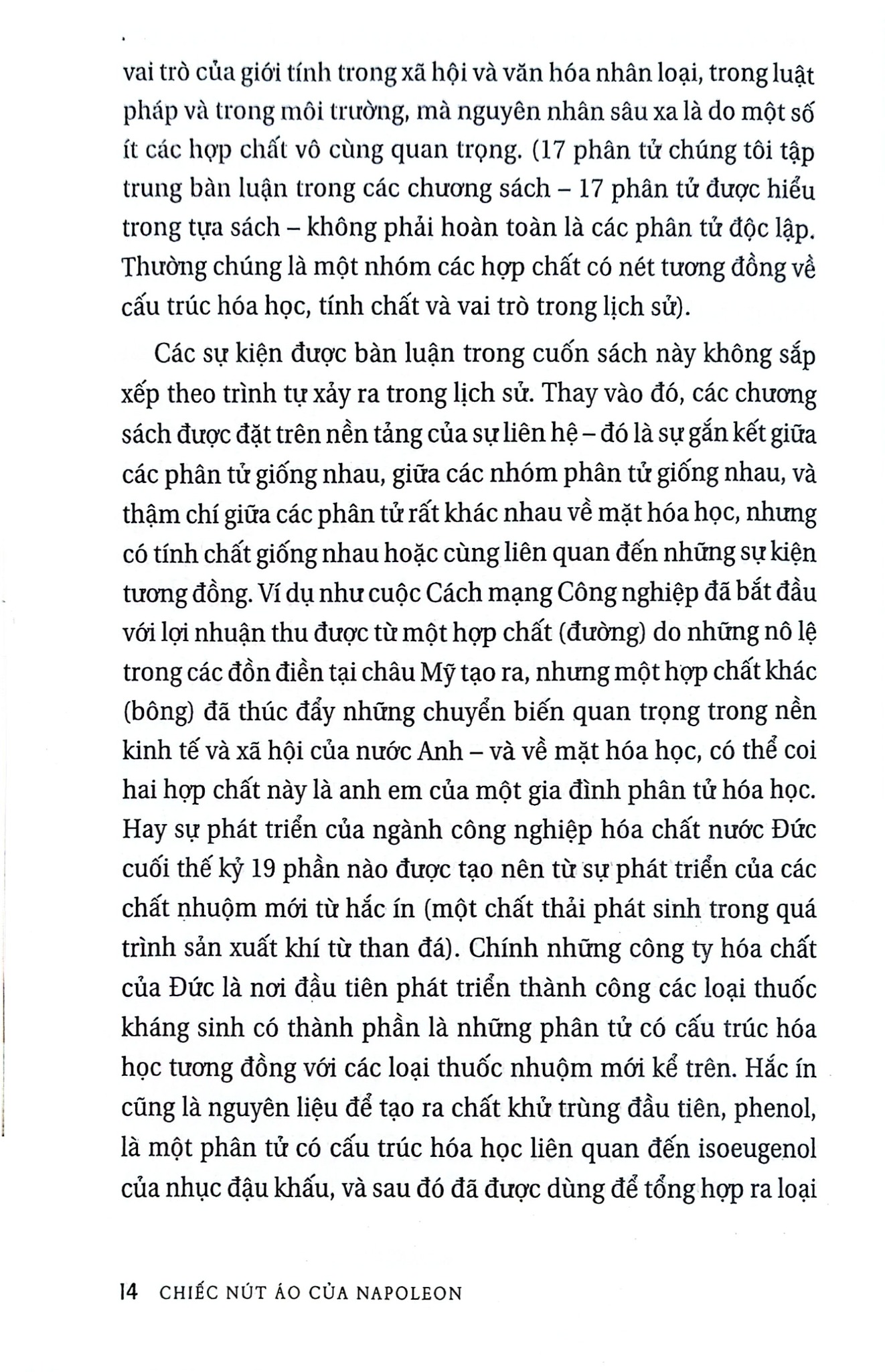 Chiếc Nút Áo Của Napoleon - 17 Phân Tử Thay Đổi Lịch Sử - Penny Le Couteur, Jay Burreson