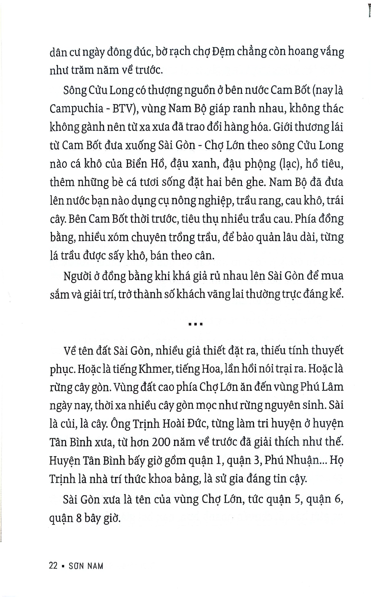 Giới Thiệu Sài Gòn Xưa - Ấn Tượng 300 Năm - Tiếp Cận Với Đồng Bằng Sông Cửu Long - Sơn Nam