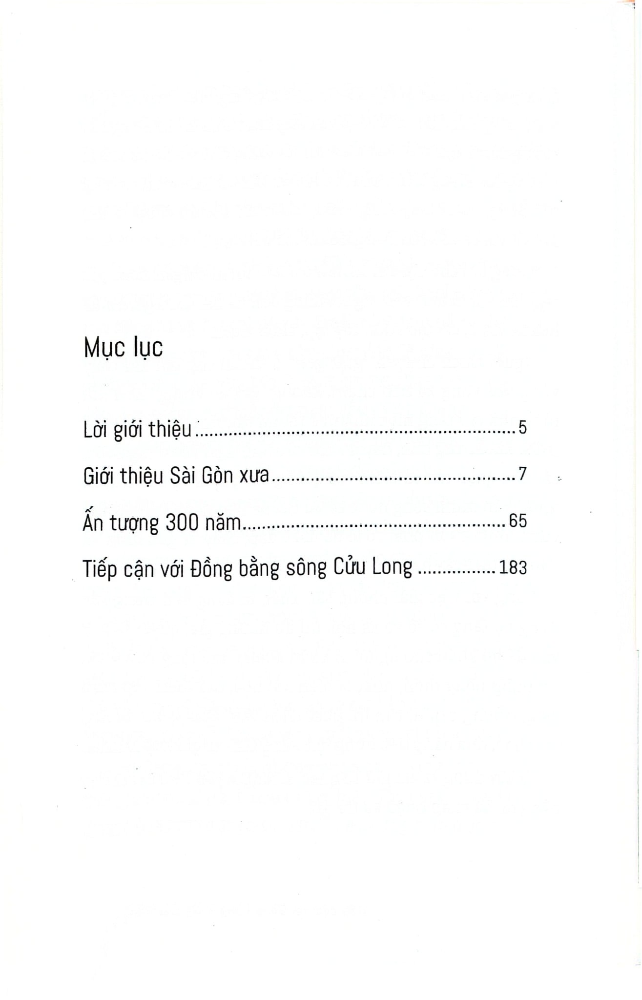 Giới Thiệu Sài Gòn Xưa - Ấn Tượng 300 Năm - Tiếp Cận Với Đồng Bằng Sông Cửu Long - Sơn Nam